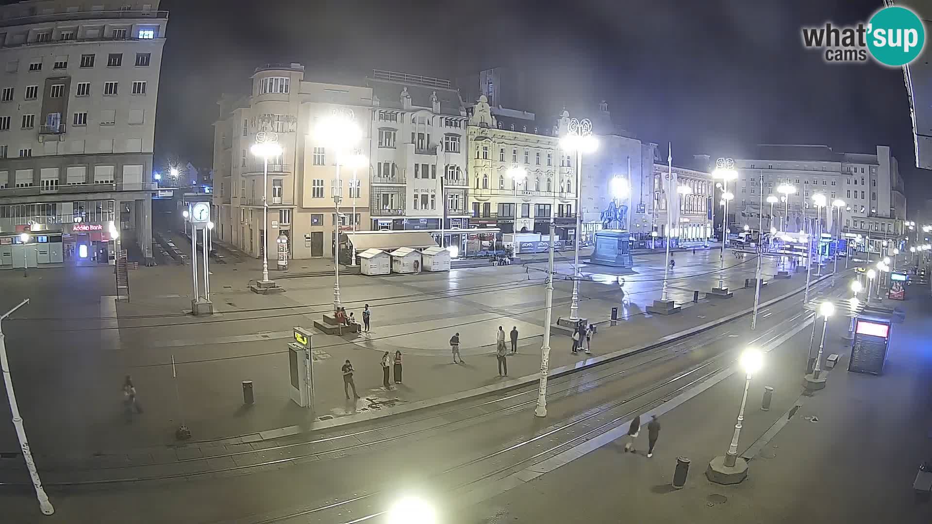 Webcam Zagreb Bana Jelačića square | Croatia