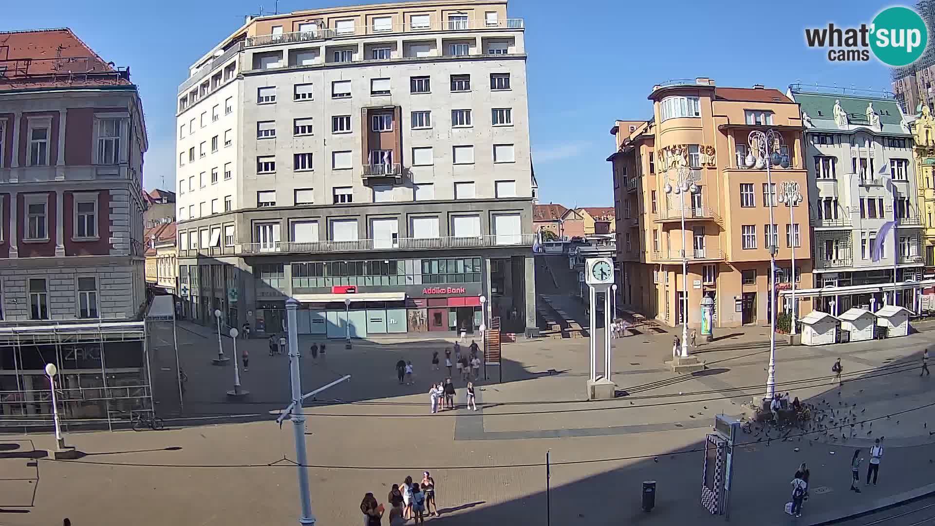 Webcam Zagabria Ban Jelacic piazza | Croazia