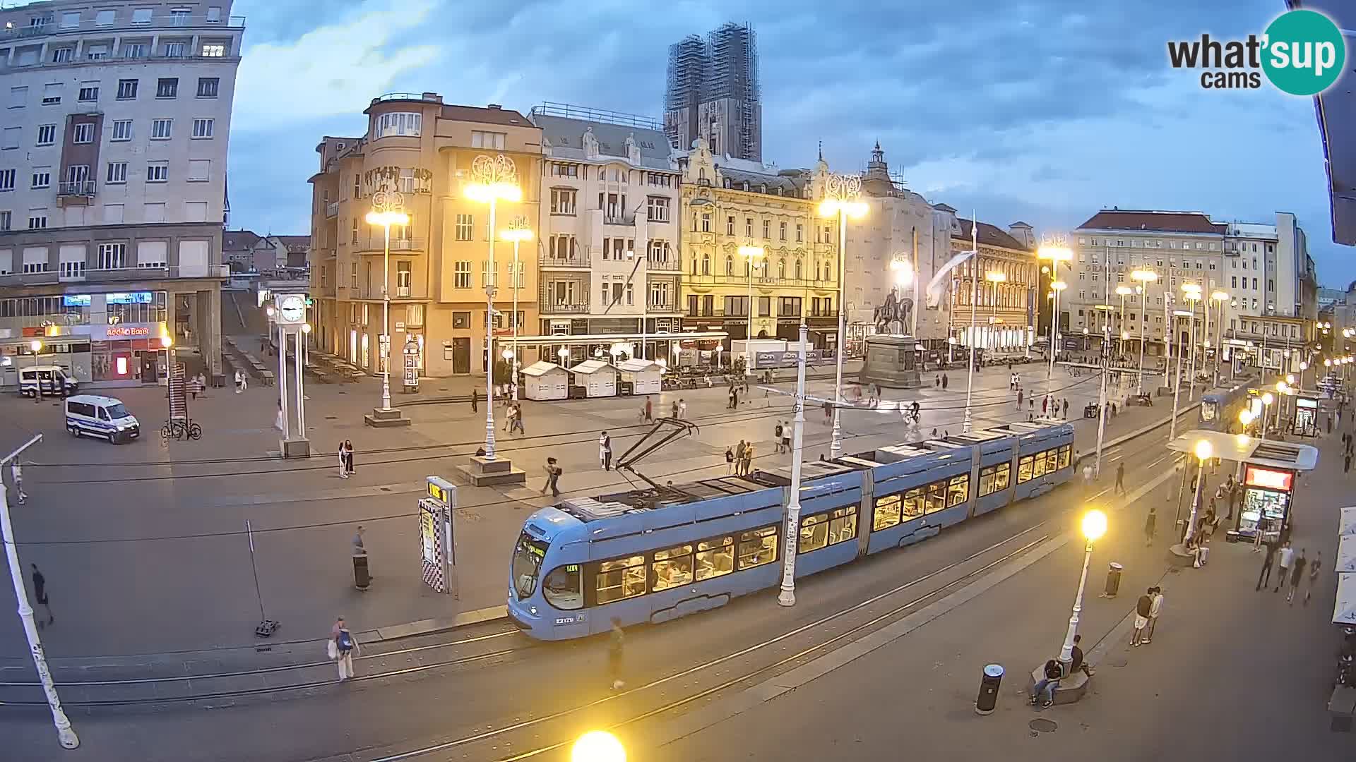 Live Cam Zagreb Ban Jelačić place | Croatie