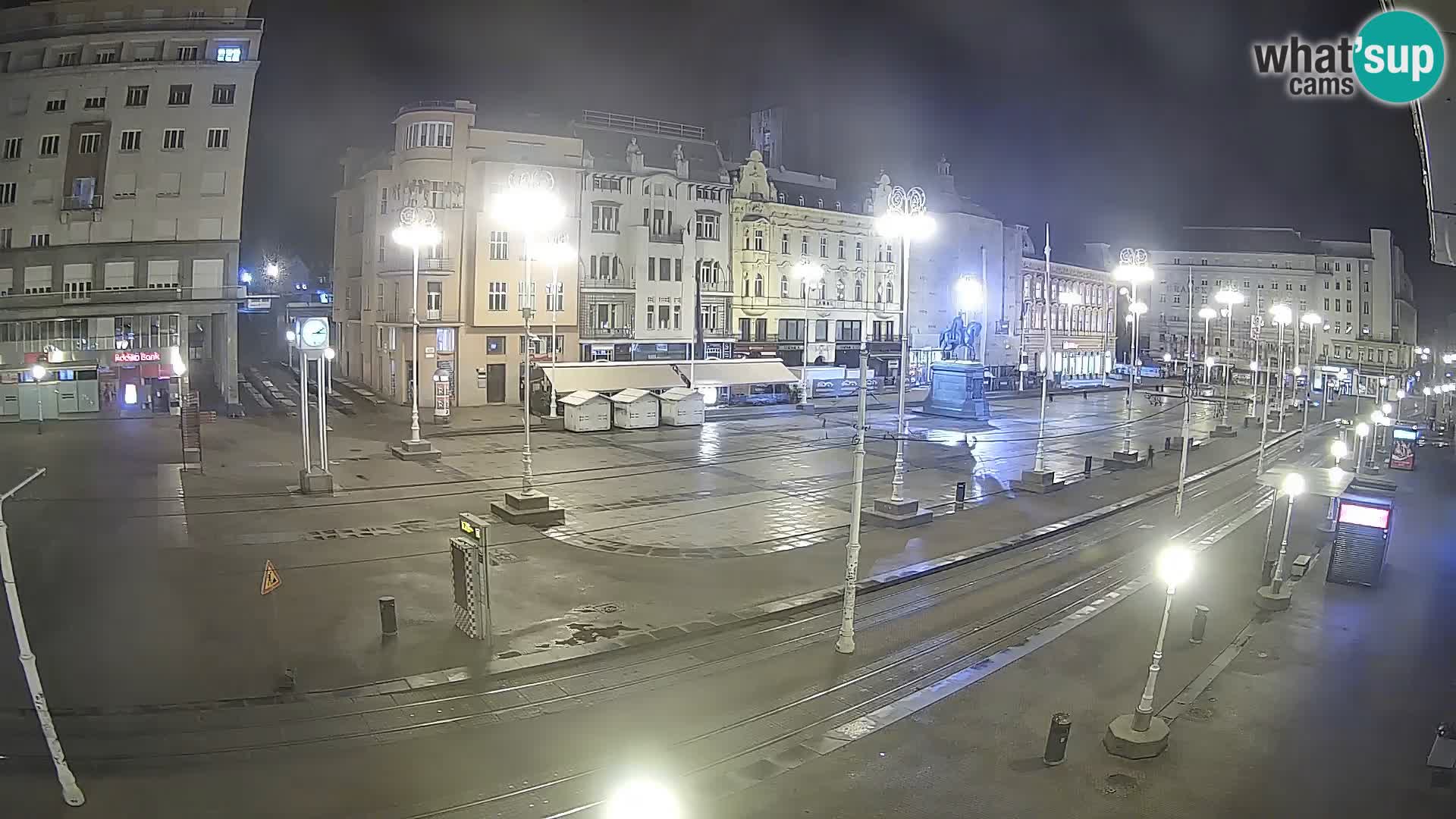 Zagreb webcam Ban Jelacica Platz | Kroatien