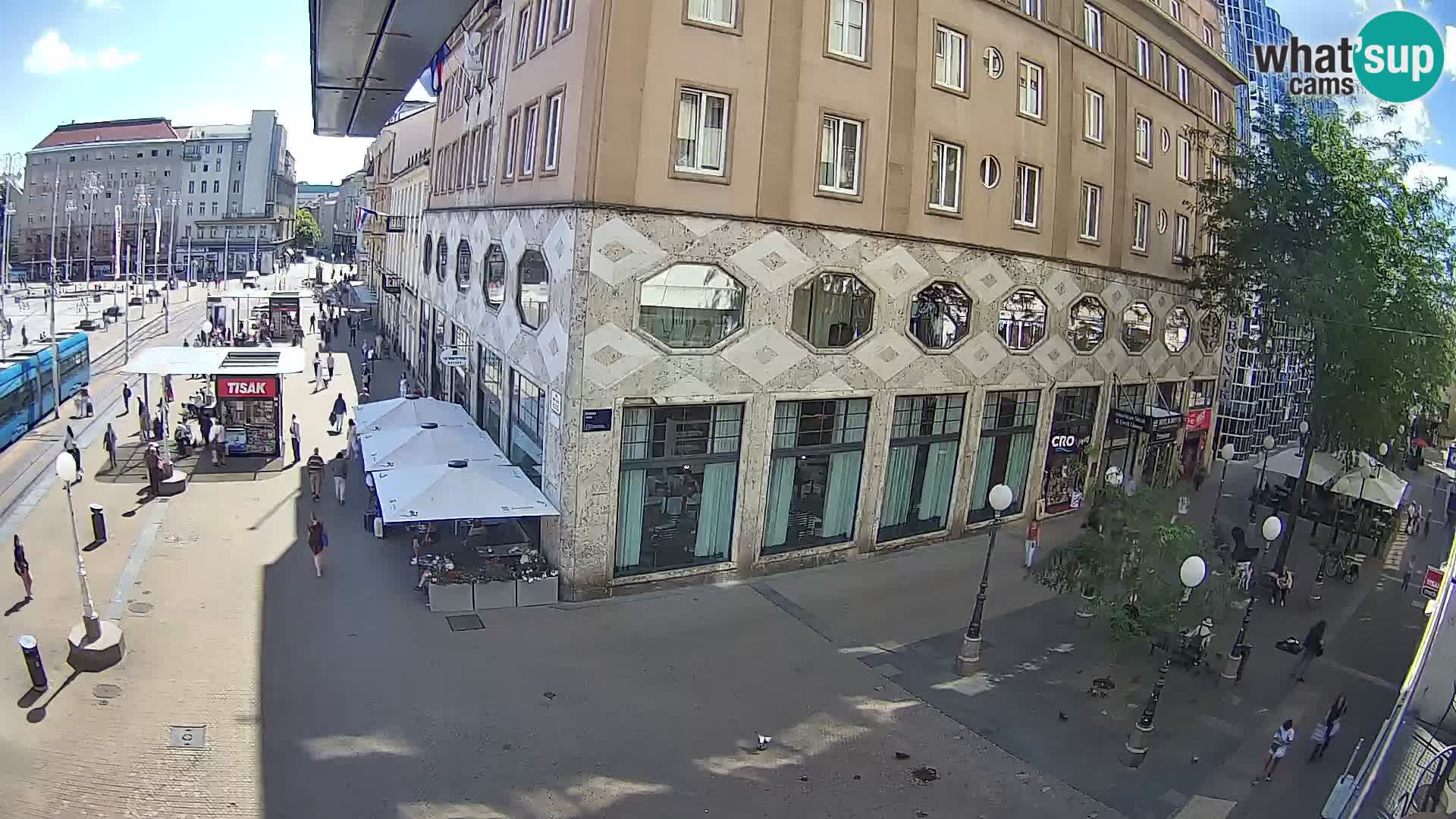 Live Cam Zagreb Ban Jelačić place | Croatie