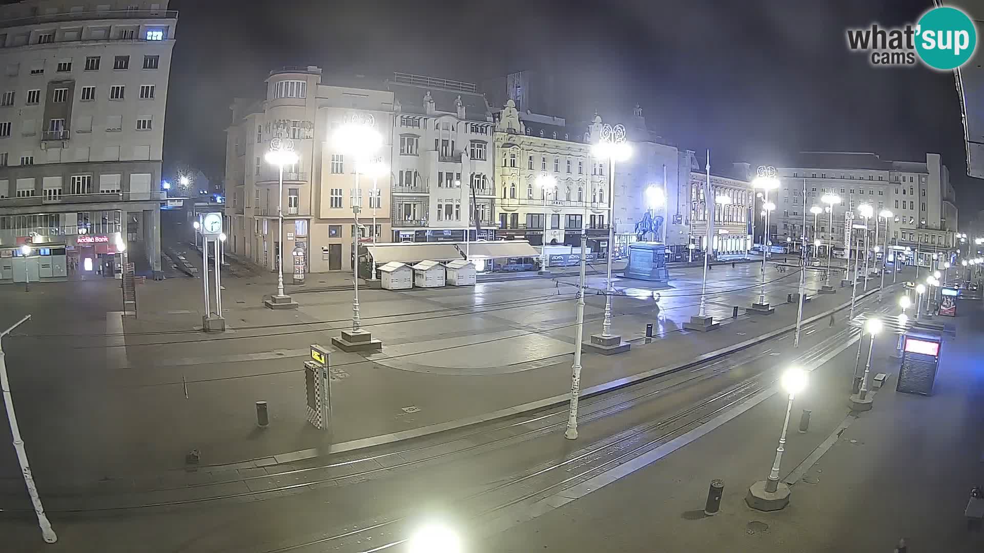 Webcam Zagreb Bana Jelačića square | Croatia
