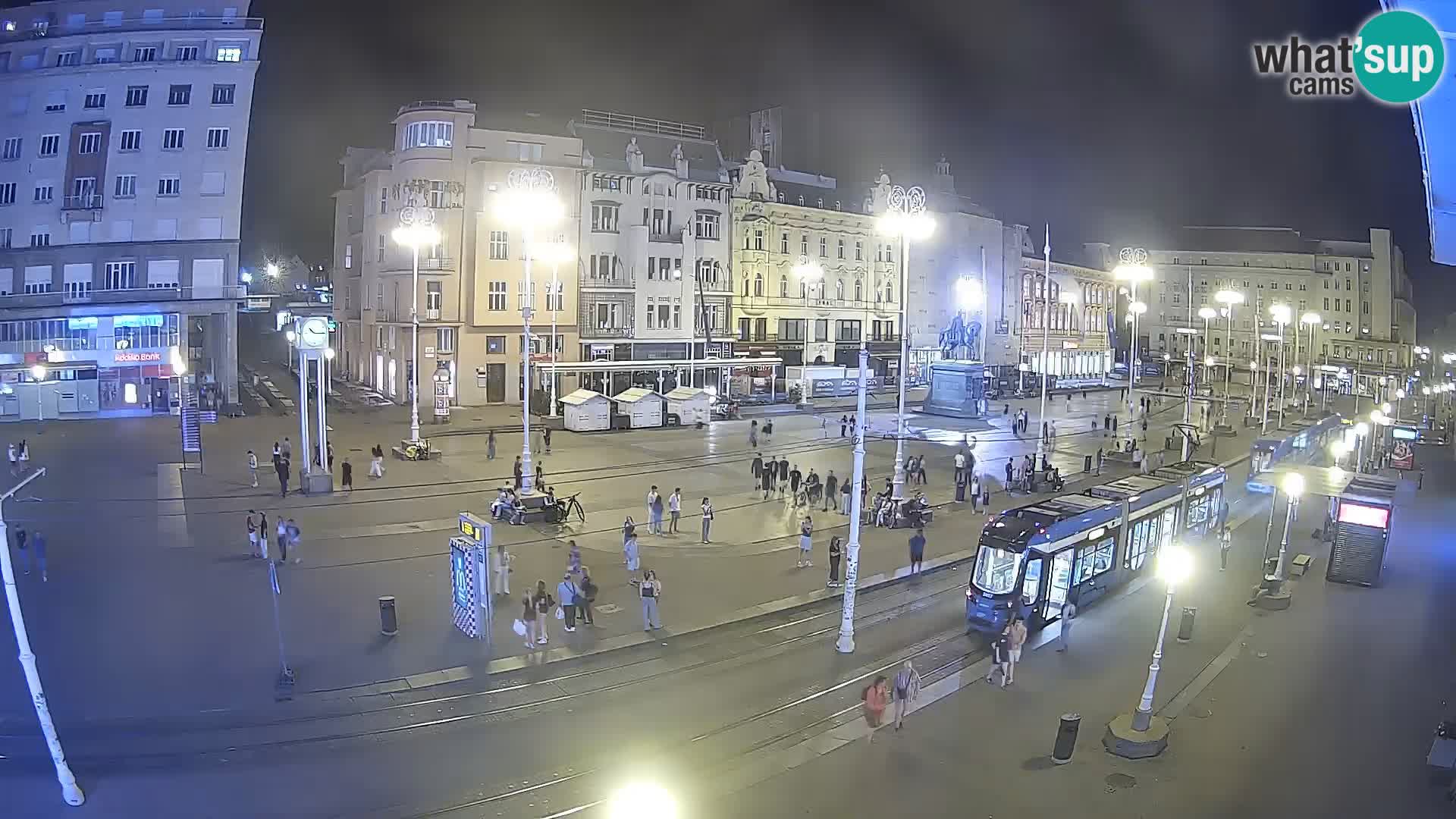 Live Cam Zagreb Ban Jelačić place | Croatie