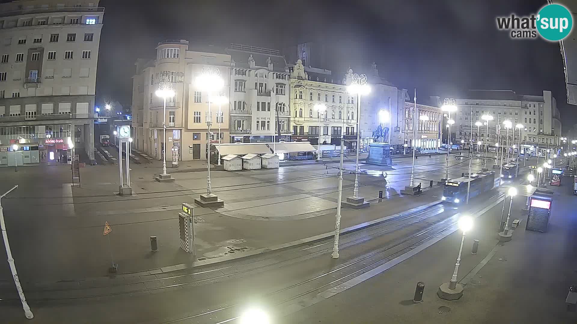 Live Cam Zagreb Ban Jelačić place | Croatie