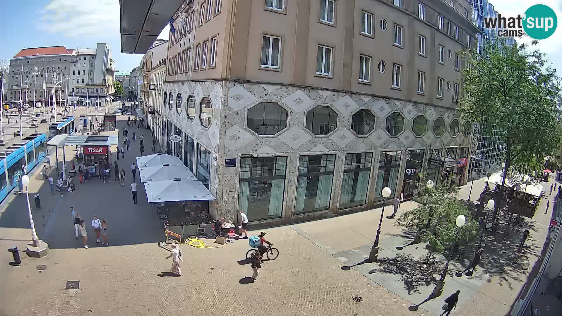 Webcam Zagreb Bana Jelačića square | Croatia