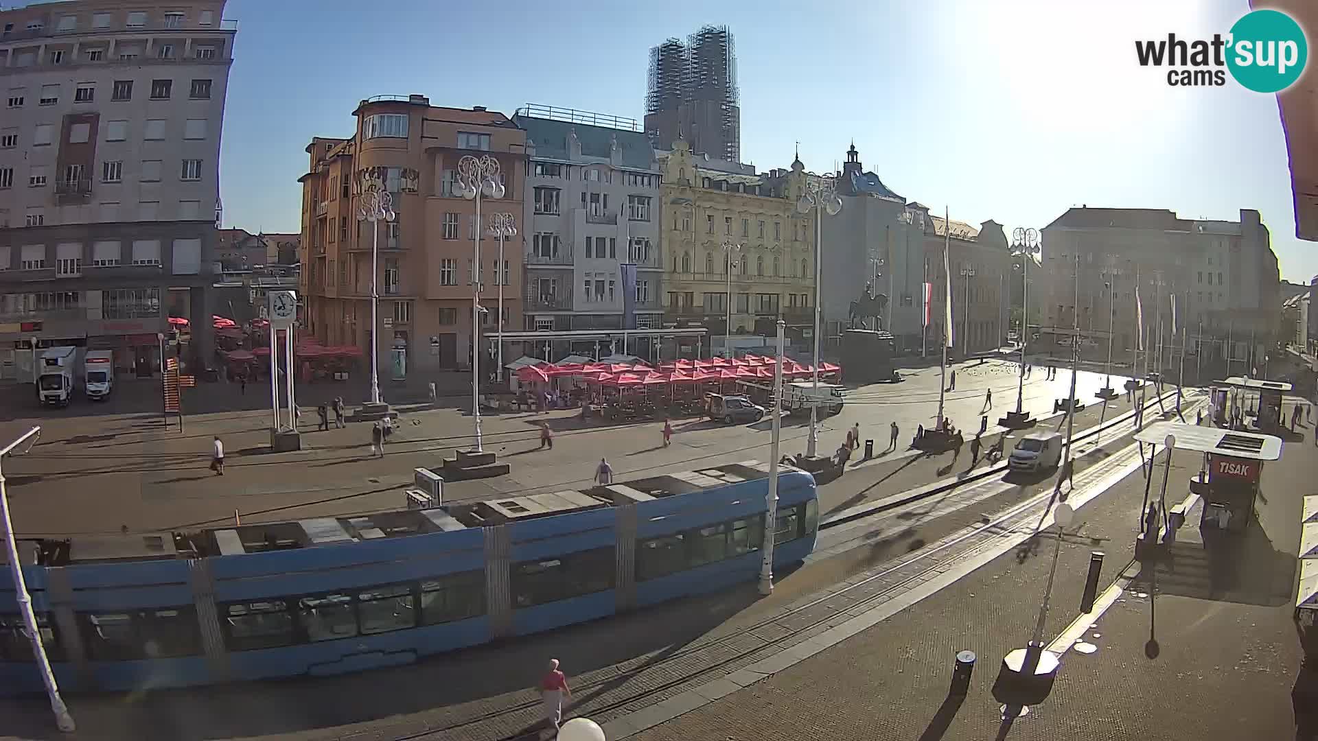 Spletna kamera Zagreb Ban Jelačić