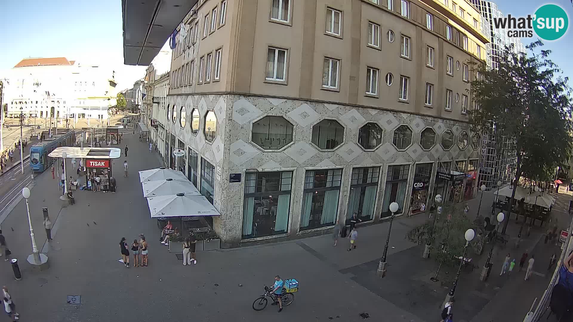 Webcam Zagreb Bana Jelačića square | Croatia