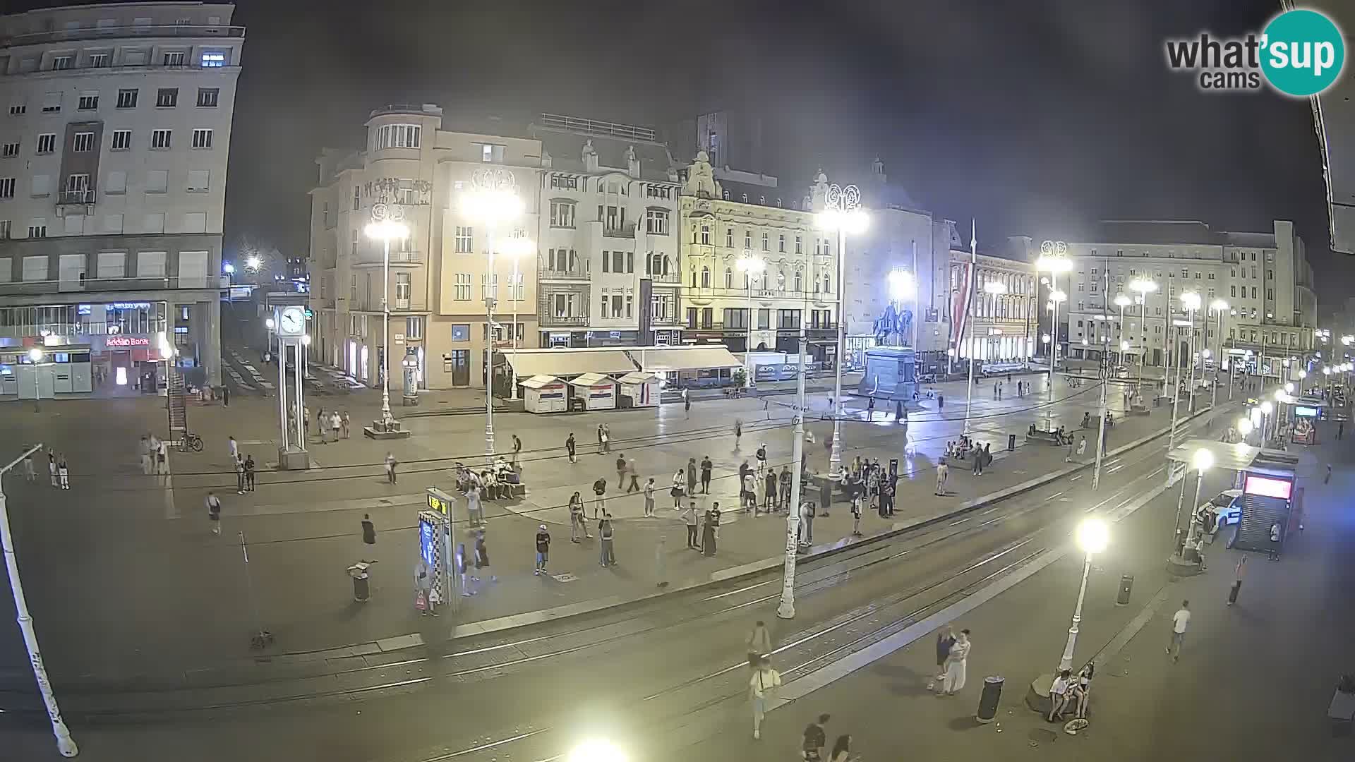 Live Cam Zagreb Ban Jelačić place | Croatie