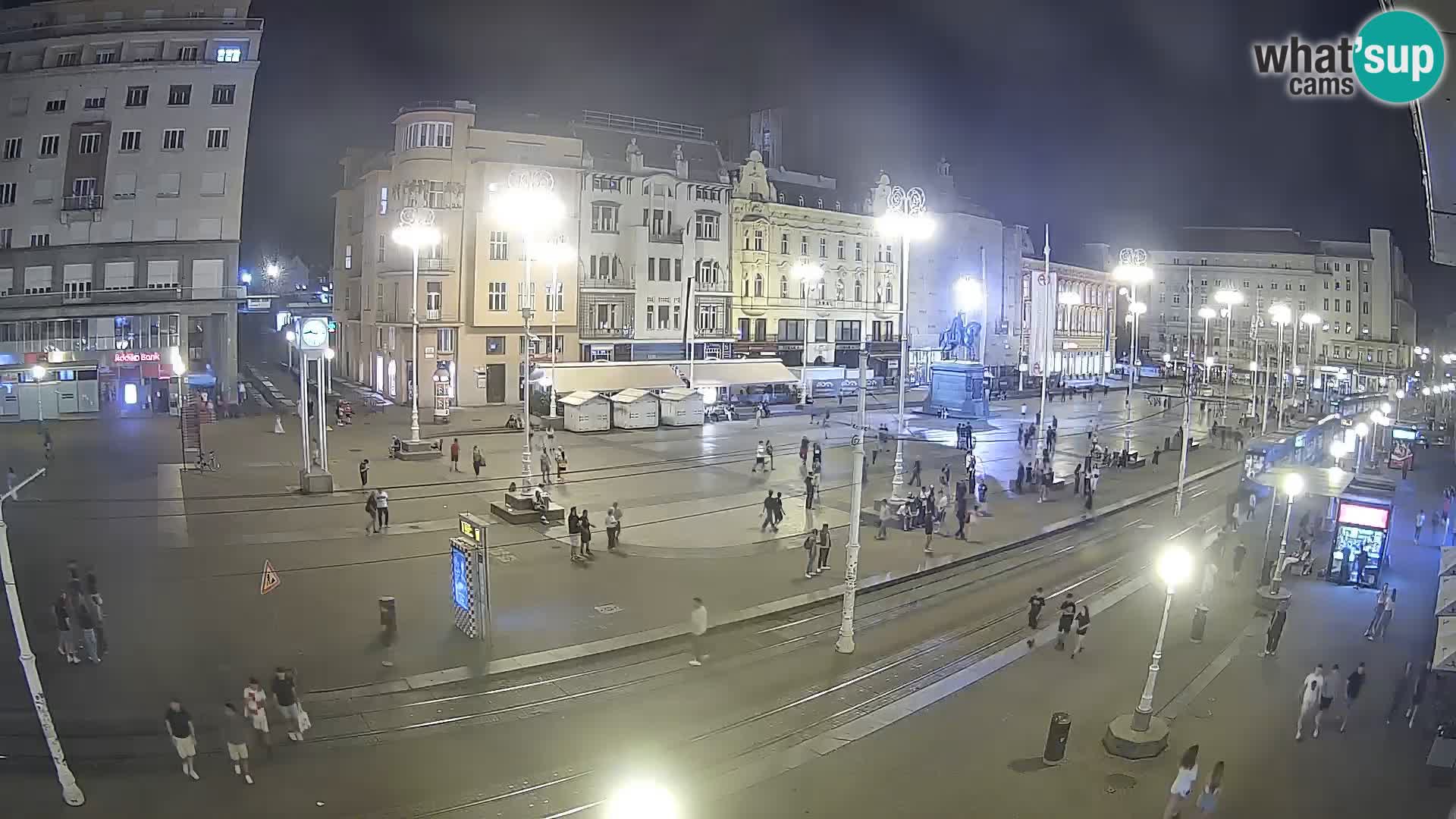 Zagreb webcam Ban Jelacica Platz | Kroatien