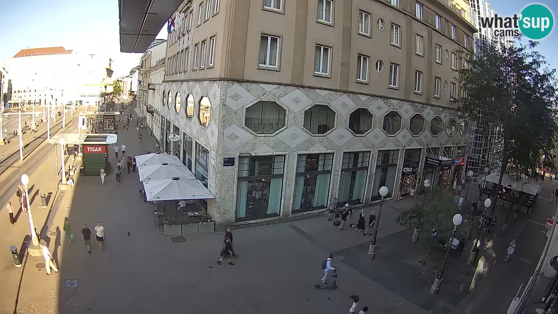 Spletna kamera Zagreb Ban Jelačić