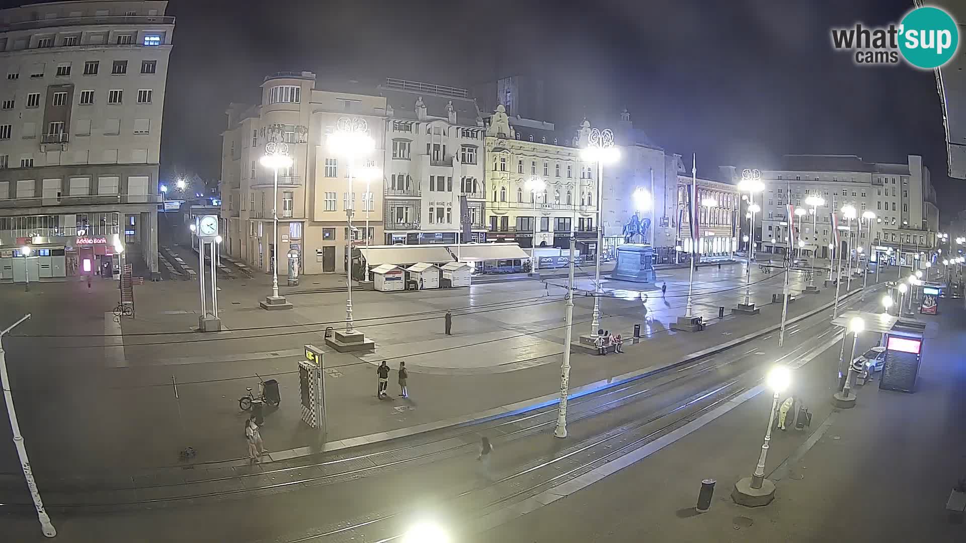 Live Cam Zagreb Ban Jelačić place | Croatie