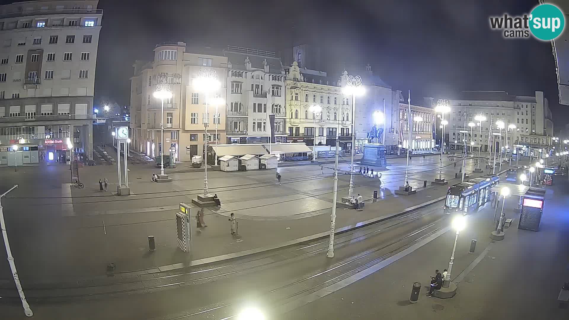 Webcam Zagabria Ban Jelacic piazza | Croazia