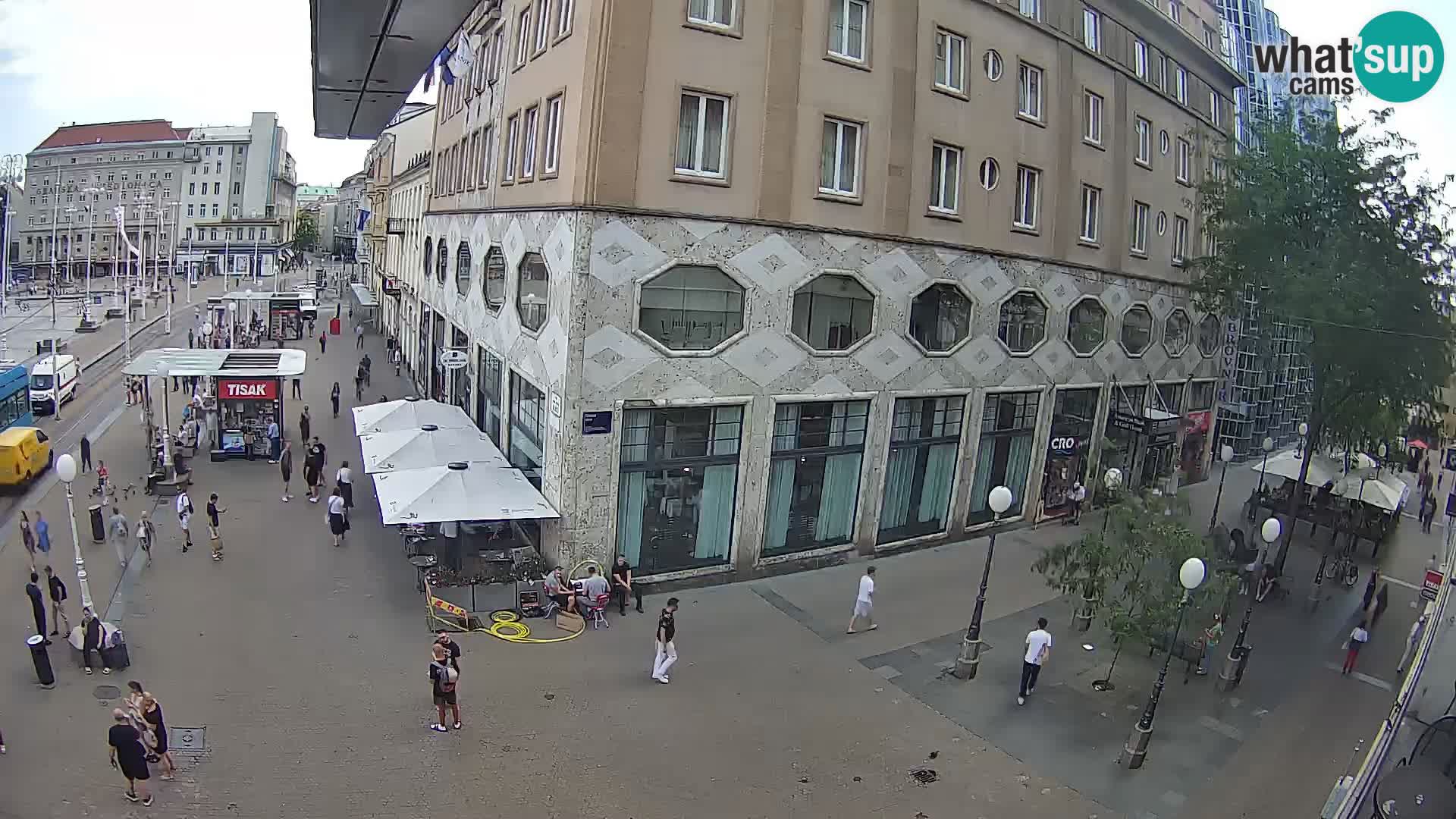 Webcam Zagreb Bana Jelačića square | Croatia