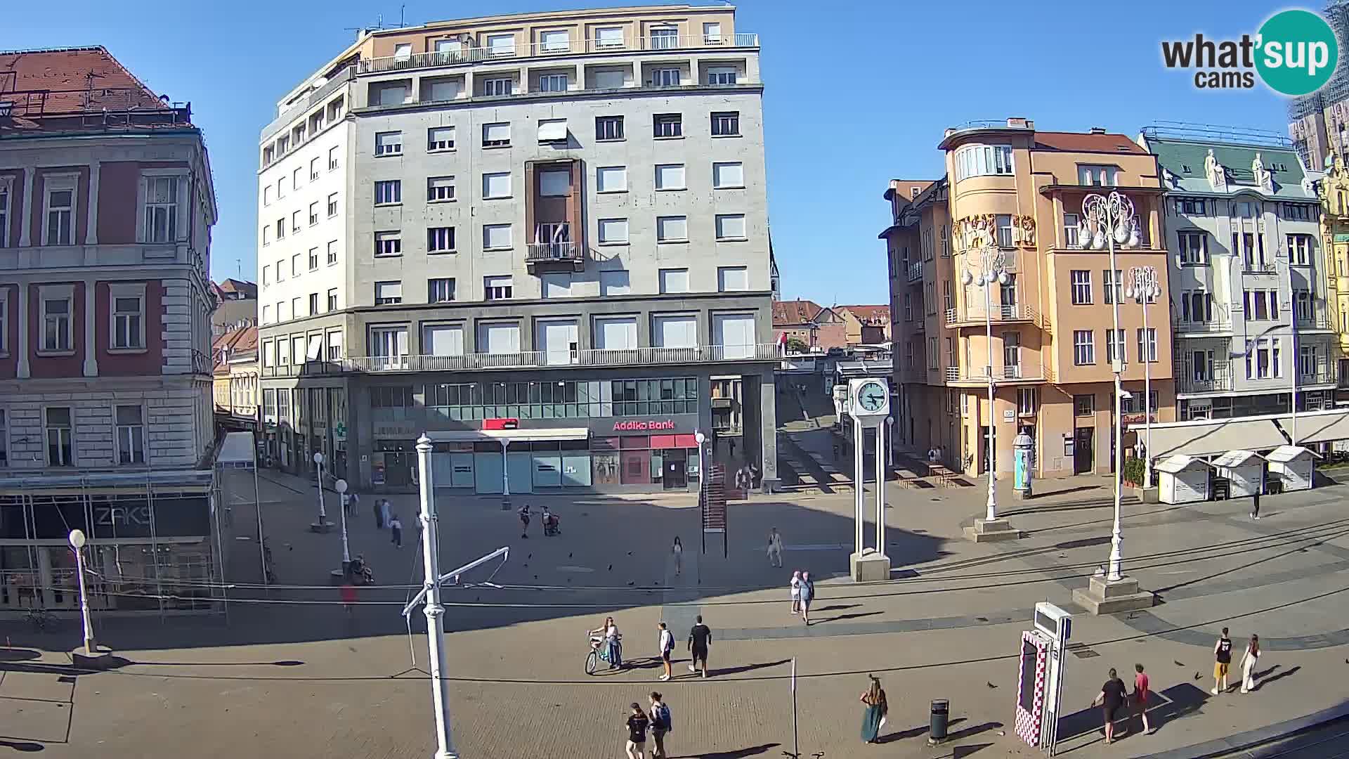 Live Cam Zagreb Ban Jelačić place | Croatie