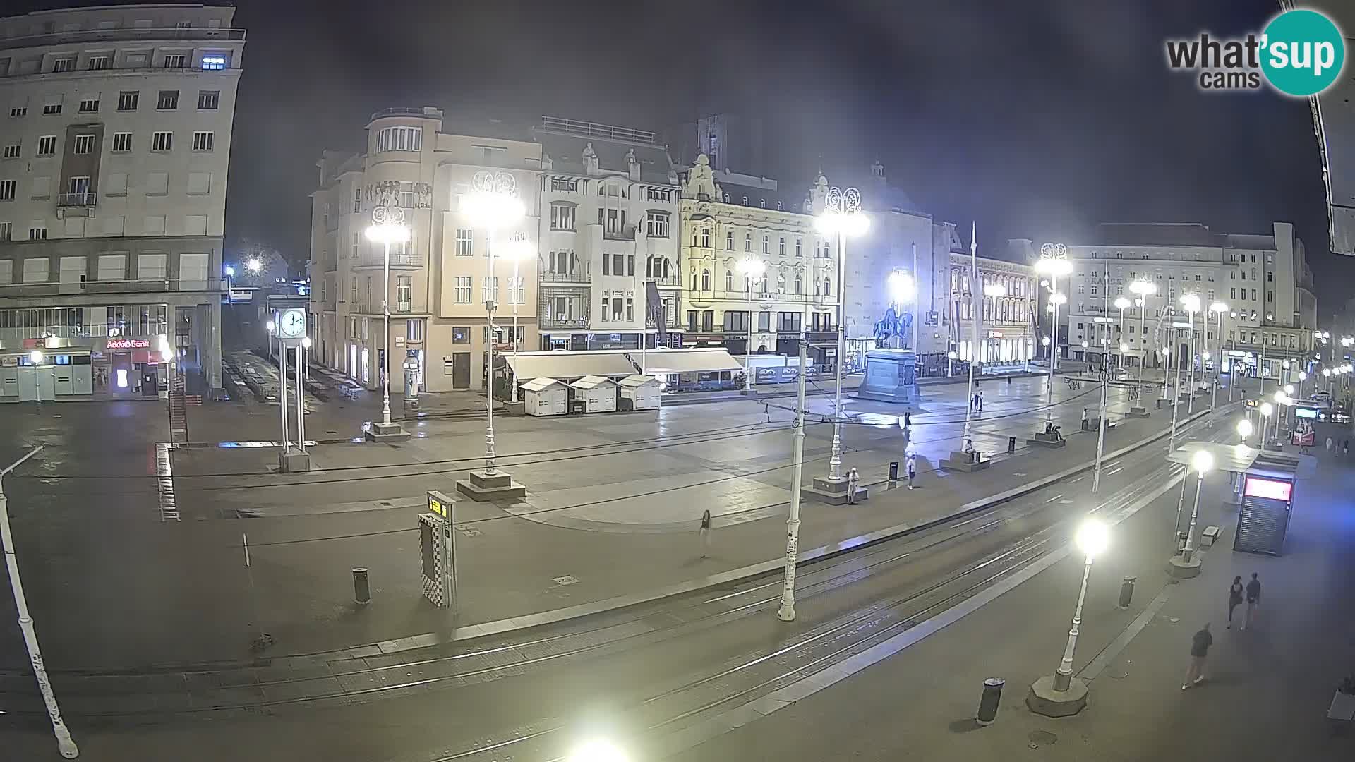 Live Cam Zagreb Ban Jelačić place | Croatie