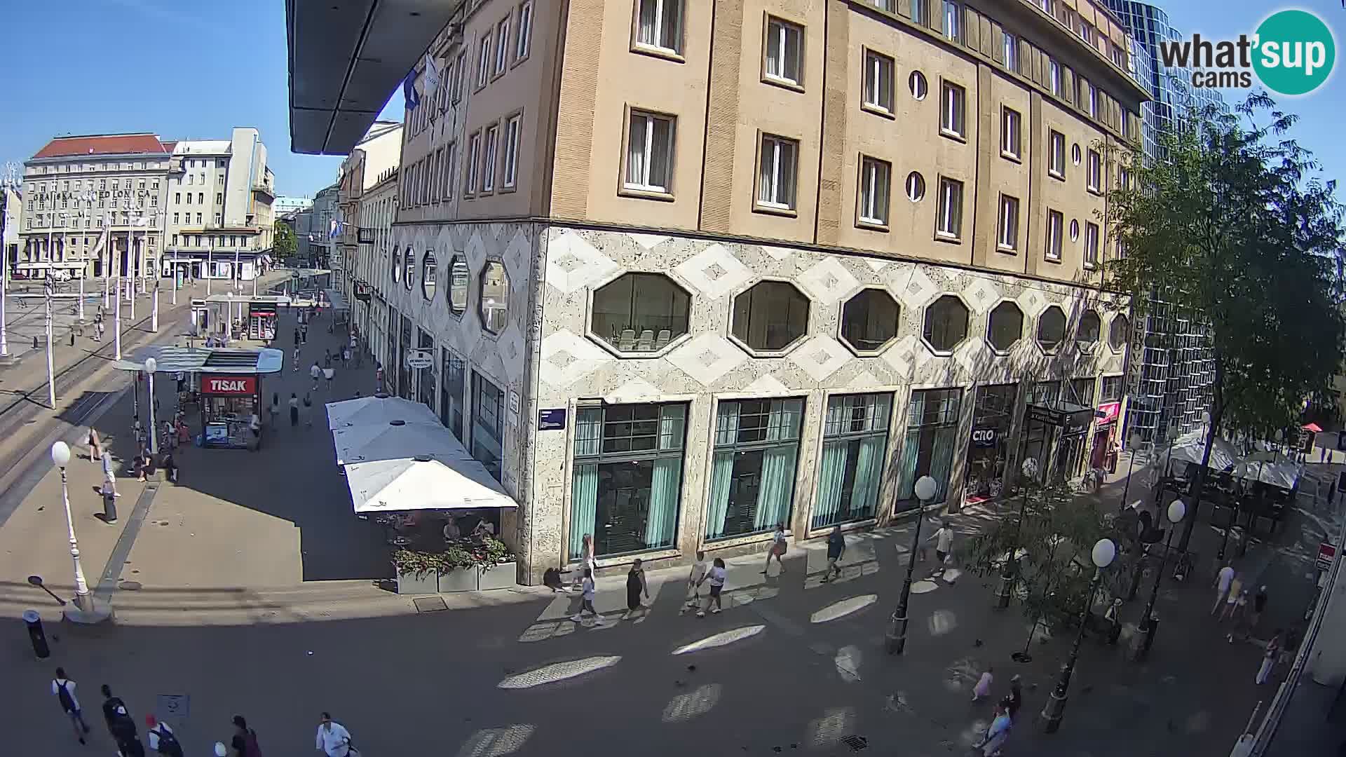Live Cam Zagreb Ban Jelačić place | Croatie