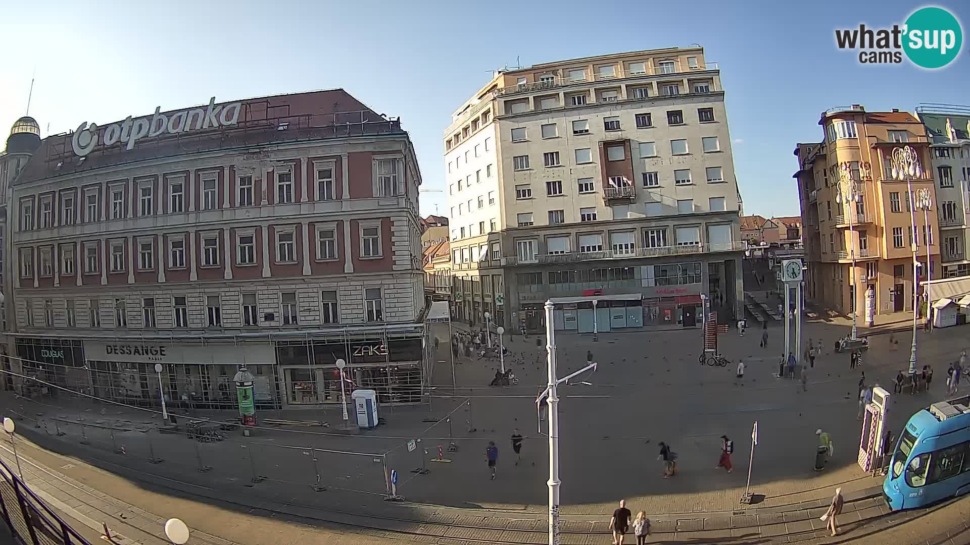 Webcam Zagreb Bana Jelačića square | Croatia