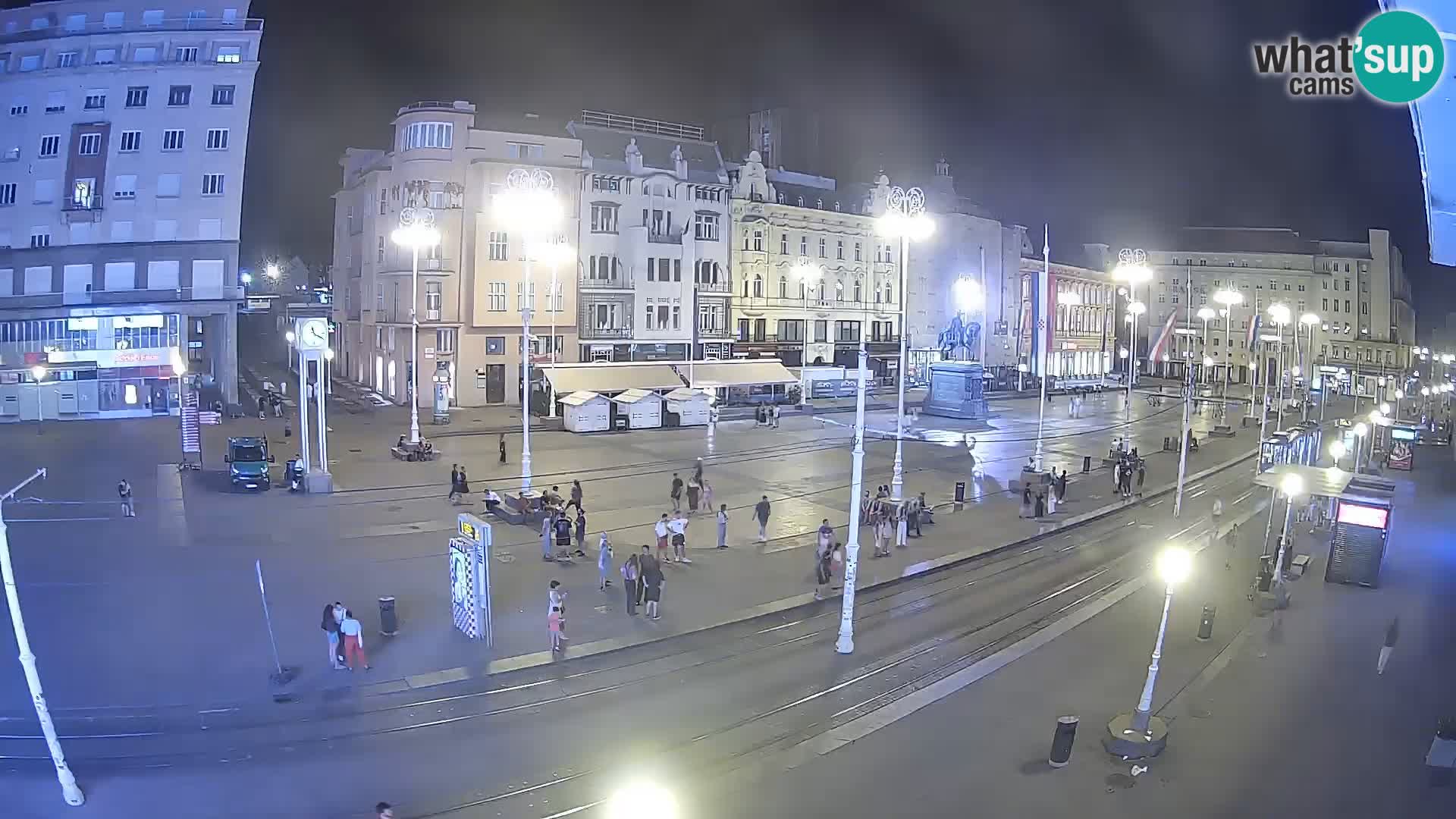 Zagreb webcam Ban Jelacica Platz | Kroatien