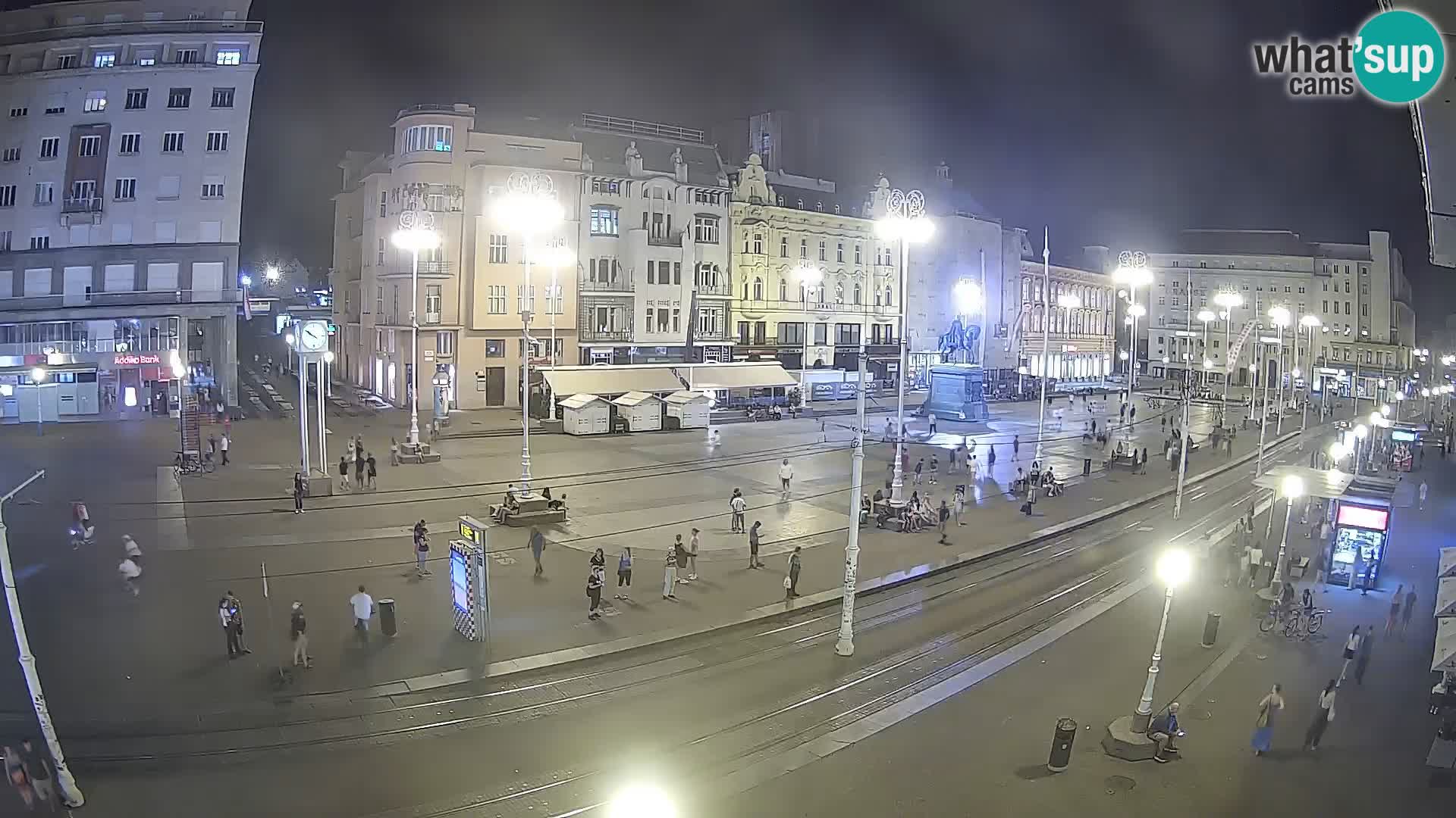 Zagreb webcam Ban Jelacica Platz | Kroatien