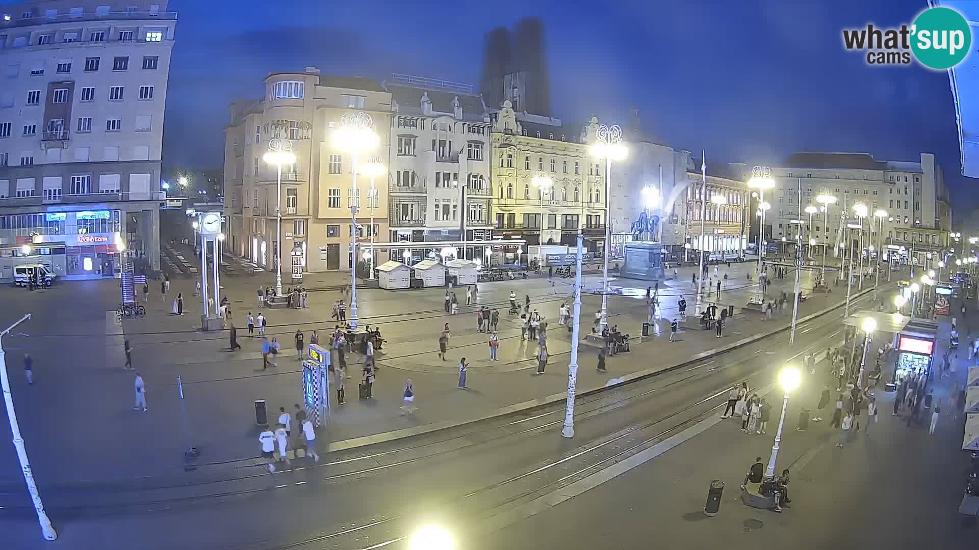 Webcam Zagabria Ban Jelacic piazza | Croazia
