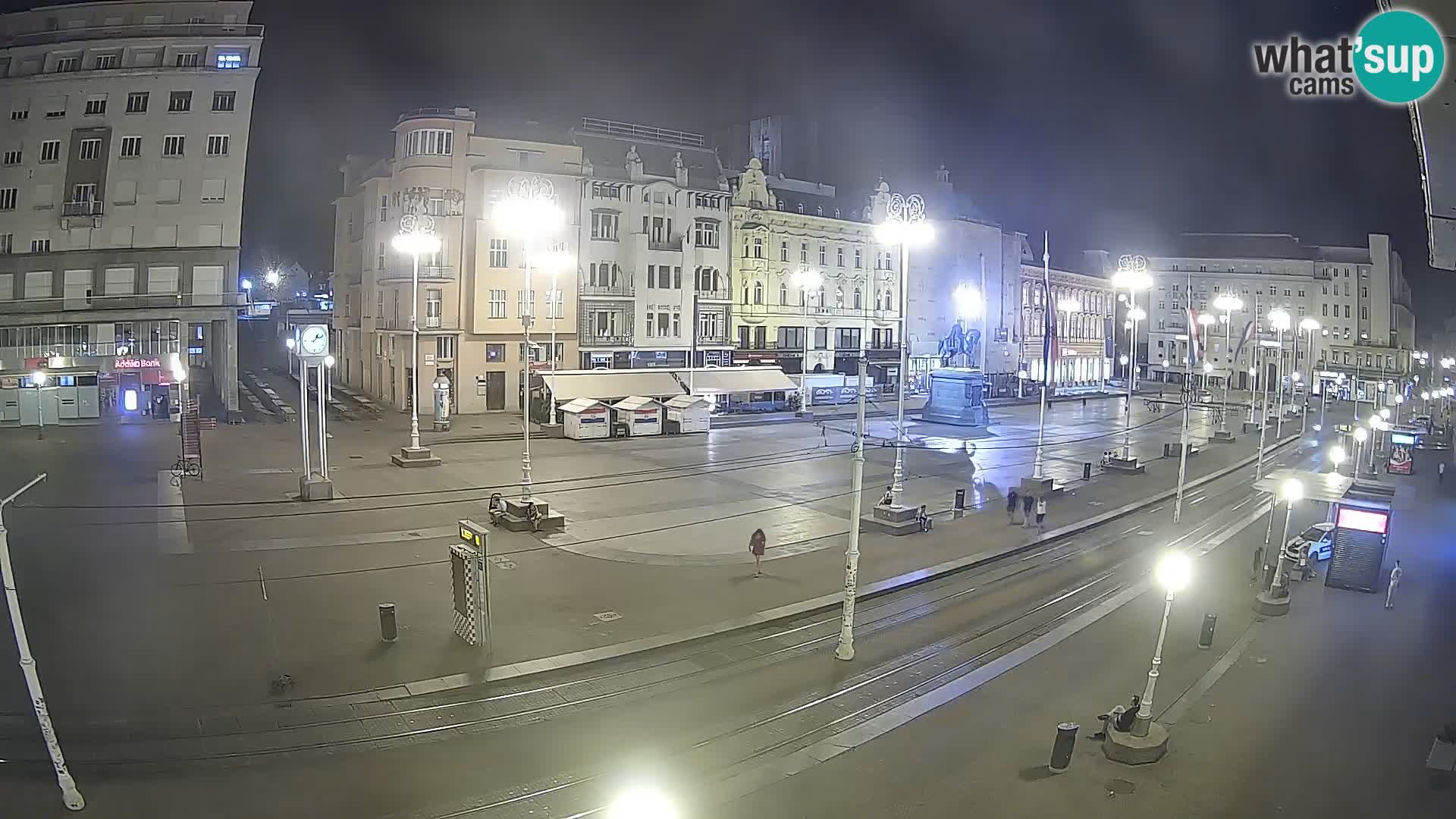 Zagreb webcam Ban Jelacica Platz | Kroatien