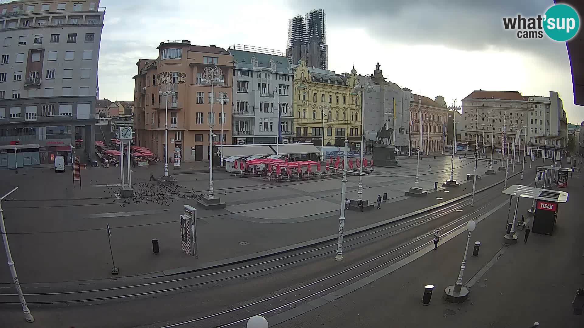 Webcam Zagreb Bana Jelačića square | Croatia