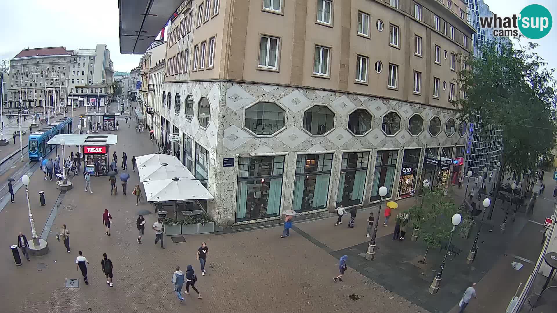 Webcam Zagreb Bana Jelačića square | Croatia