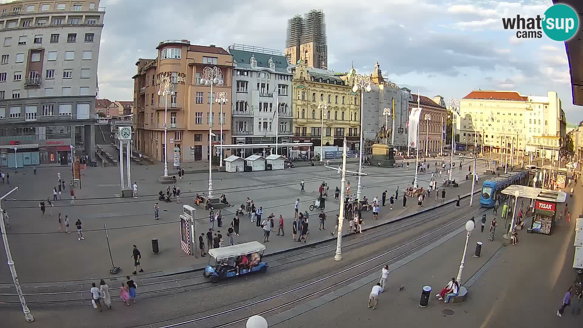 Zagreb webcam Ban Jelacica Platz | Kroatien