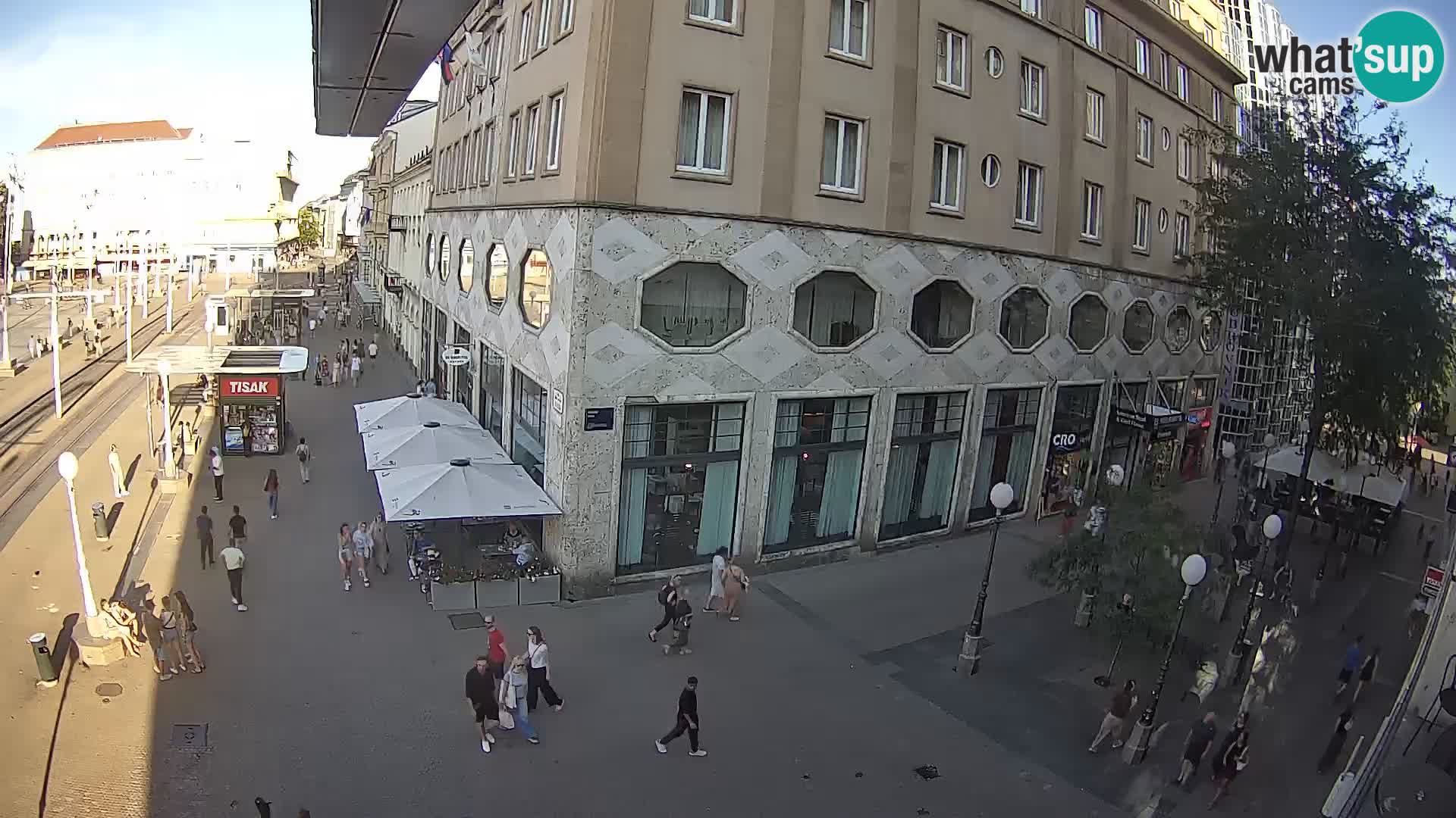 Zagreb webcam Ban Jelacica Platz | Kroatien