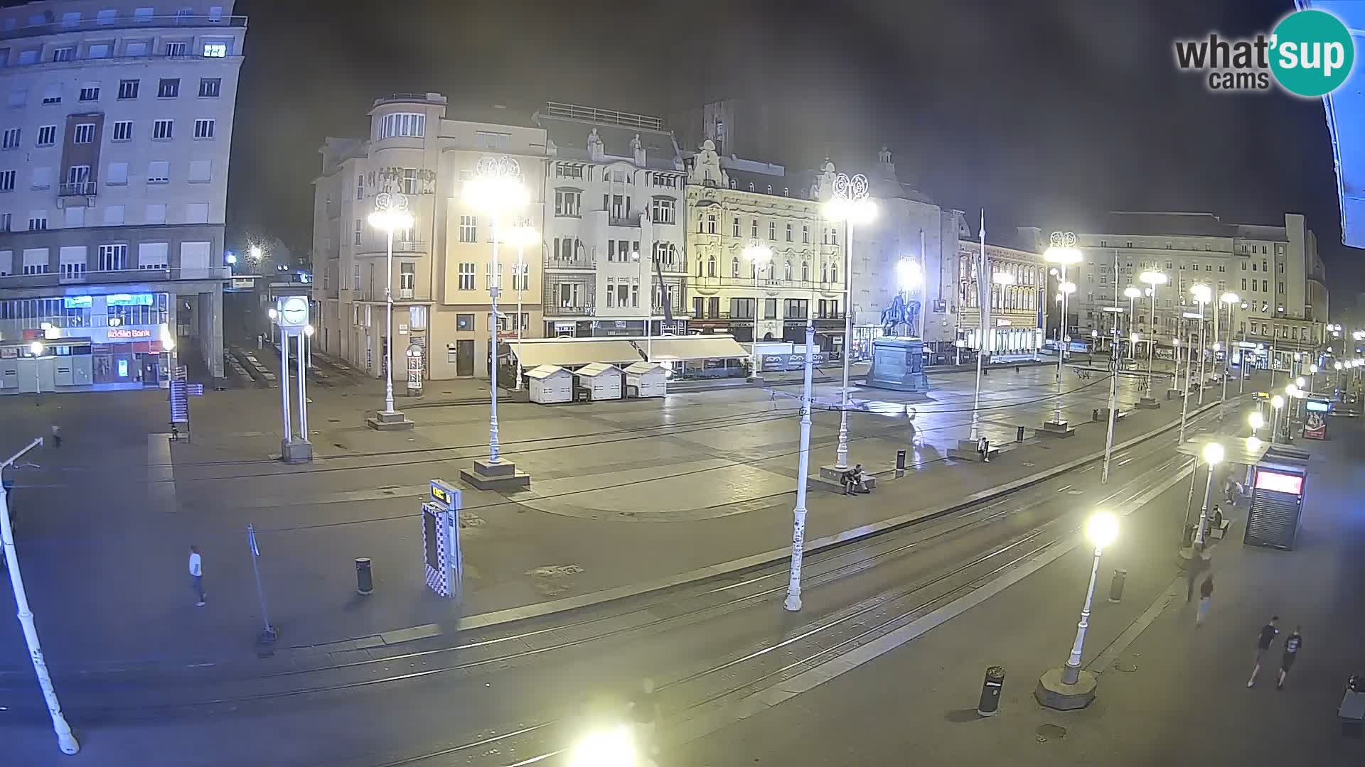 Live Cam Zagreb Ban Jelačić place | Croatie