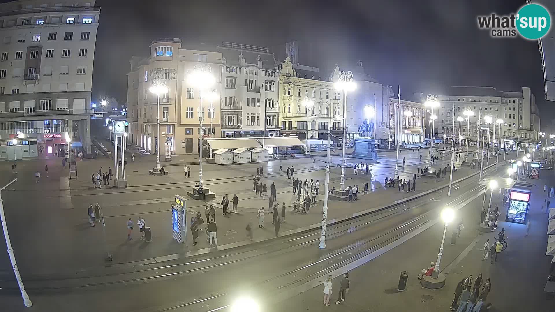 Webcam Zagreb Bana Jelačića square | Croatia