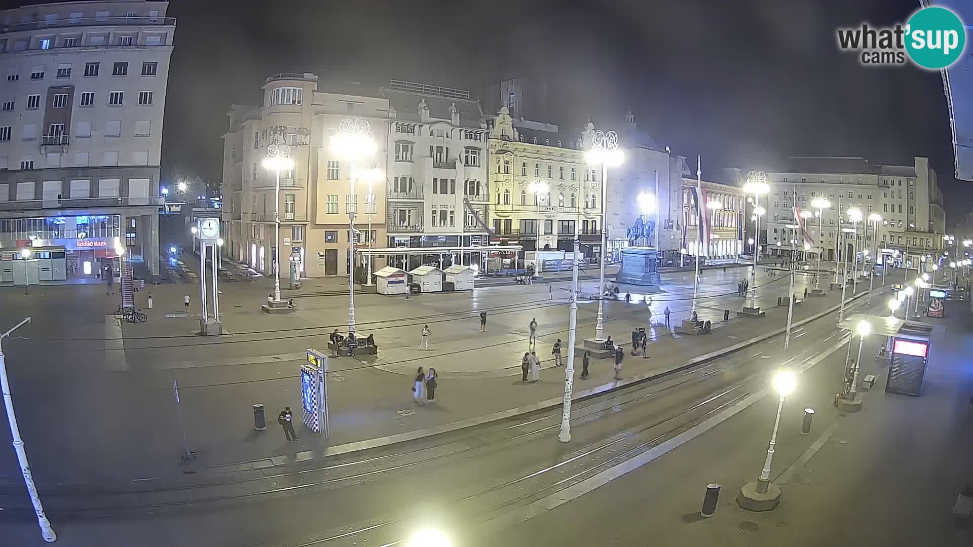 Zagreb webcam Ban Jelacica Platz | Kroatien