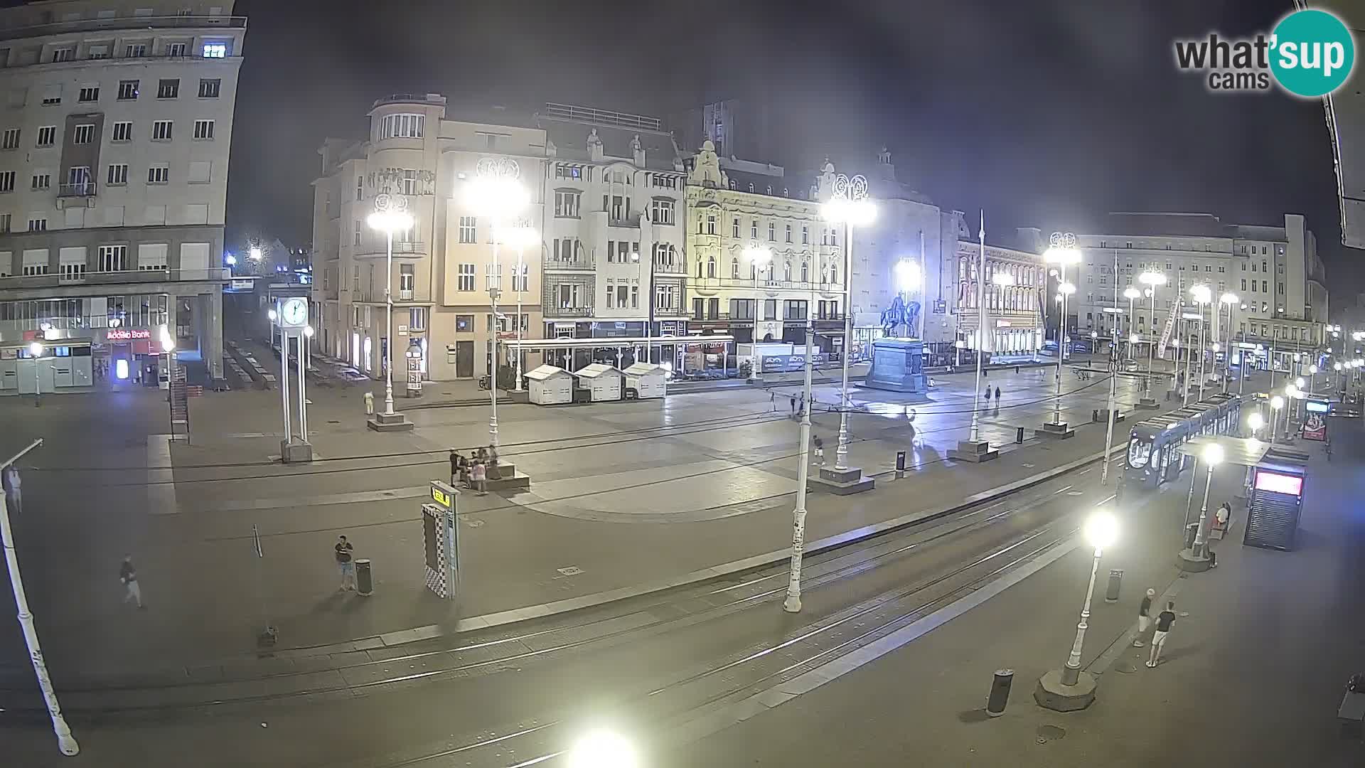 Webcam Zagreb Bana Jelačića square | Croatia