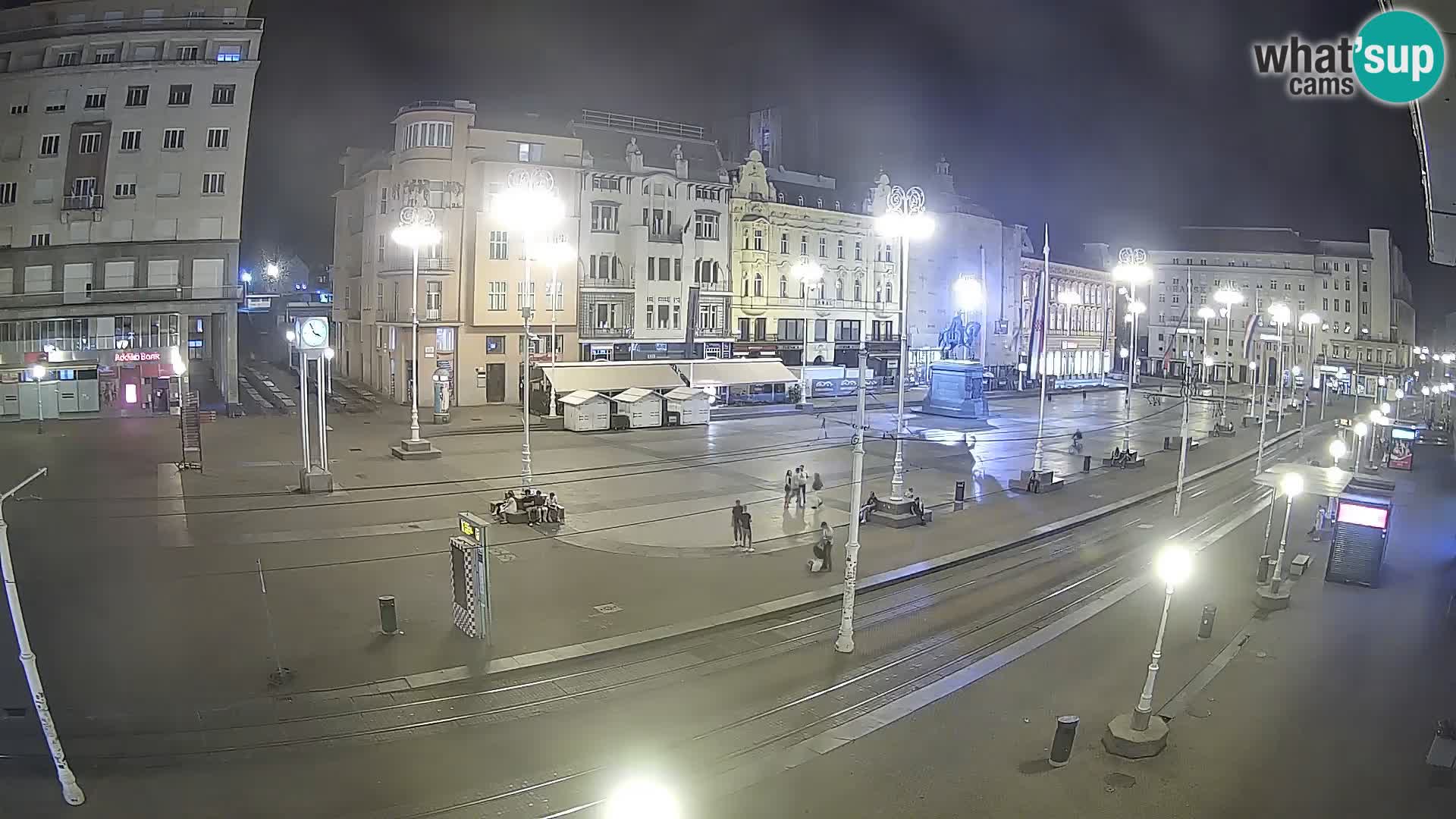 Webcam Zagreb Bana Jelačića square | Croatia