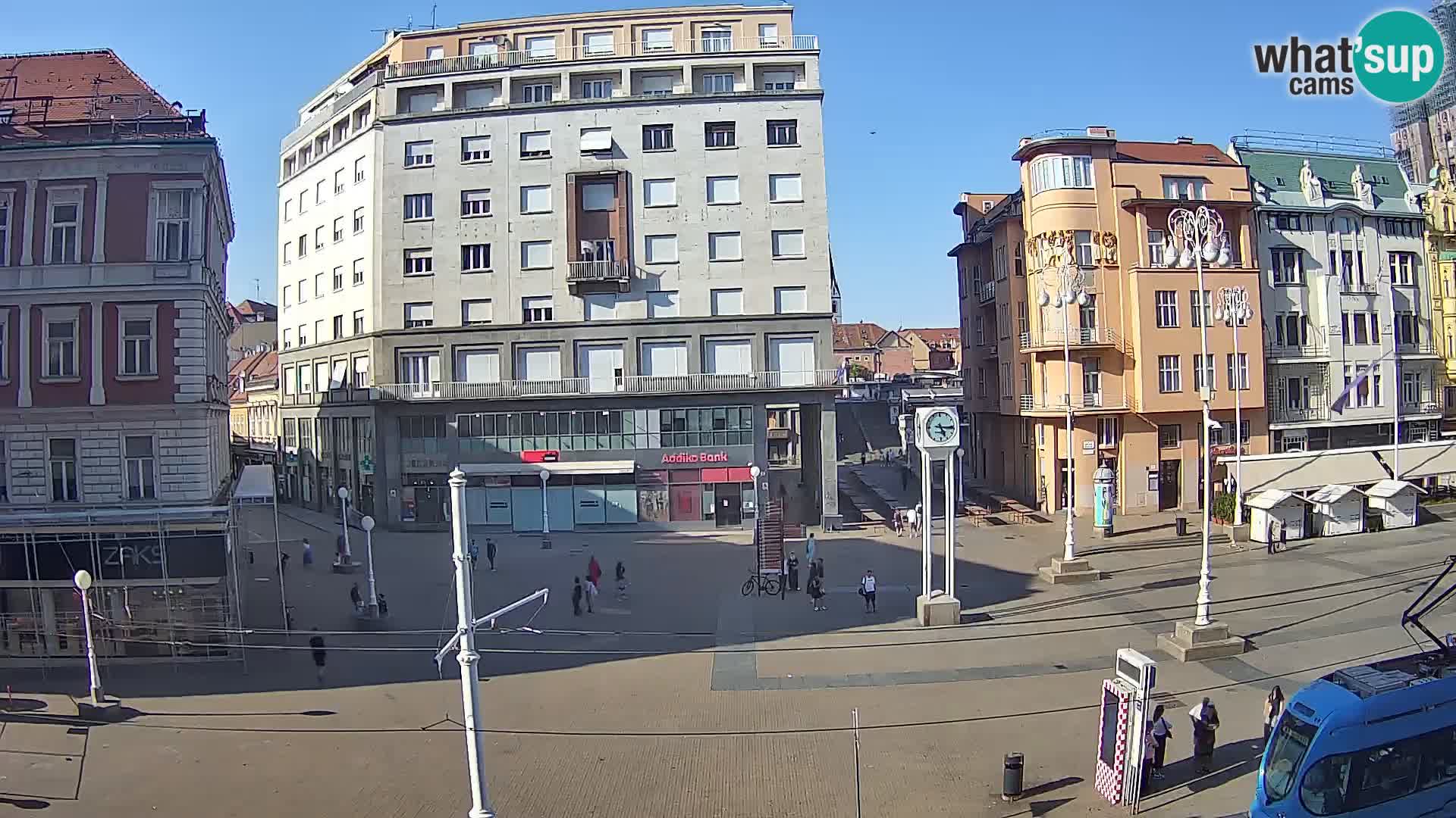Live Cam Zagreb Ban Jelačić place | Croatie