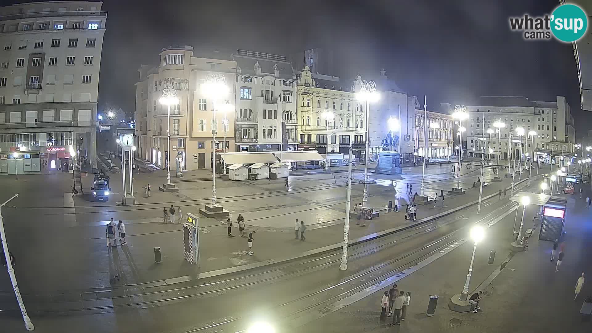 Webcam Zagreb Bana Jelačića square | Croatia