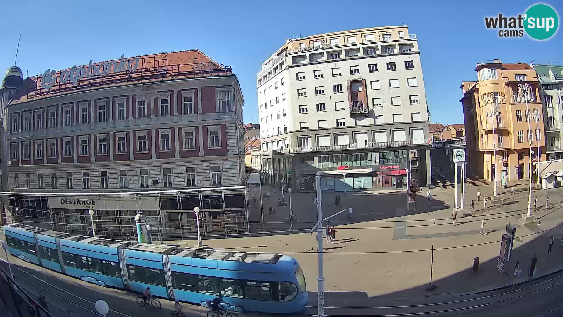 Spletna kamera Zagreb Ban Jelačić