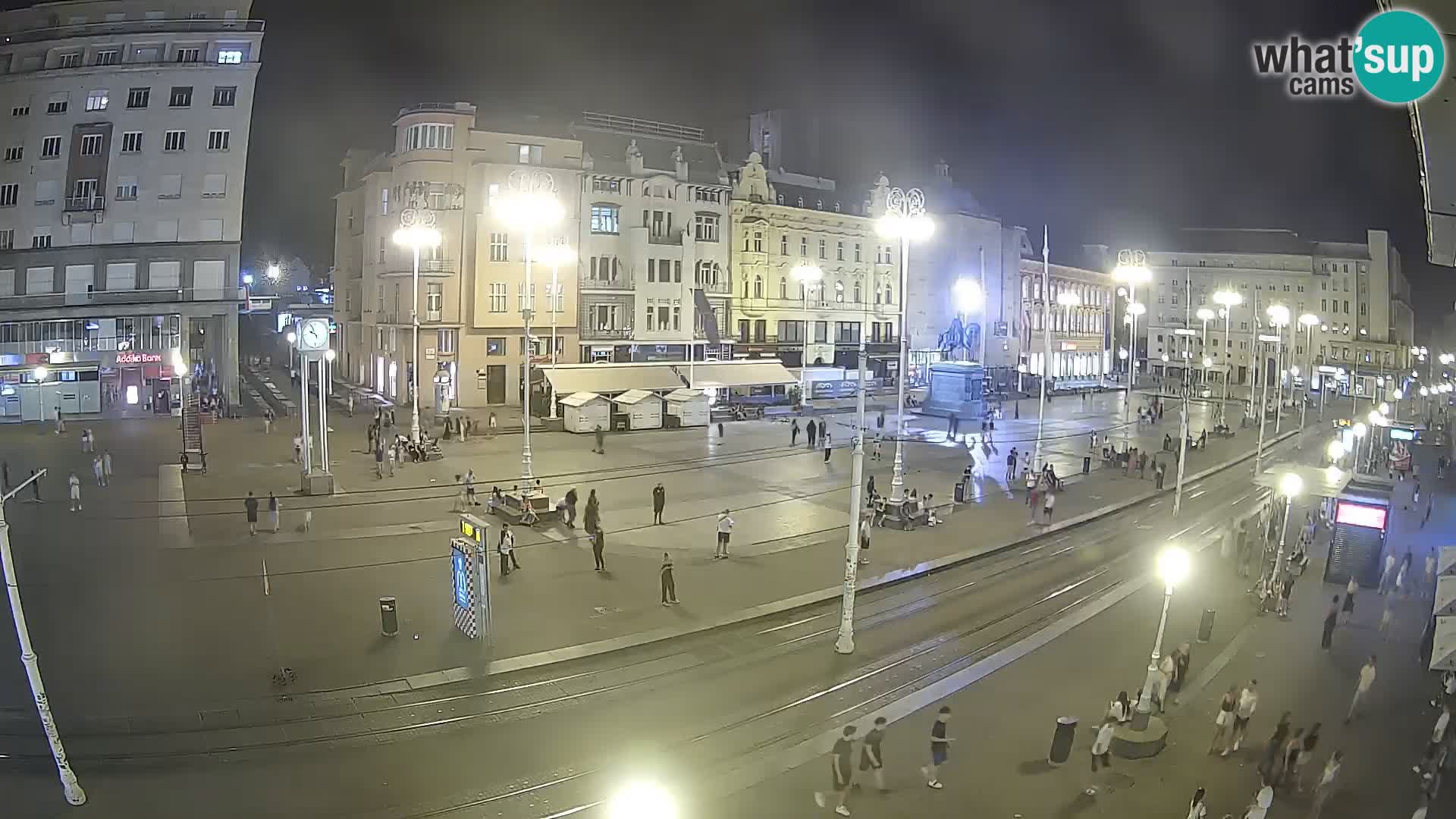 Zagreb webcam Ban Jelacica Platz | Kroatien