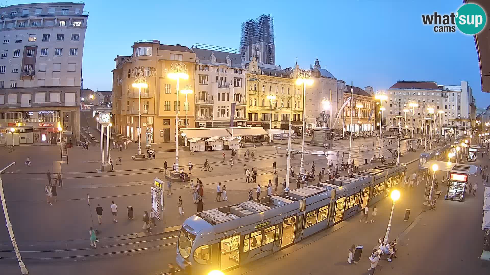 Zagreb live cam Bana Jelačića