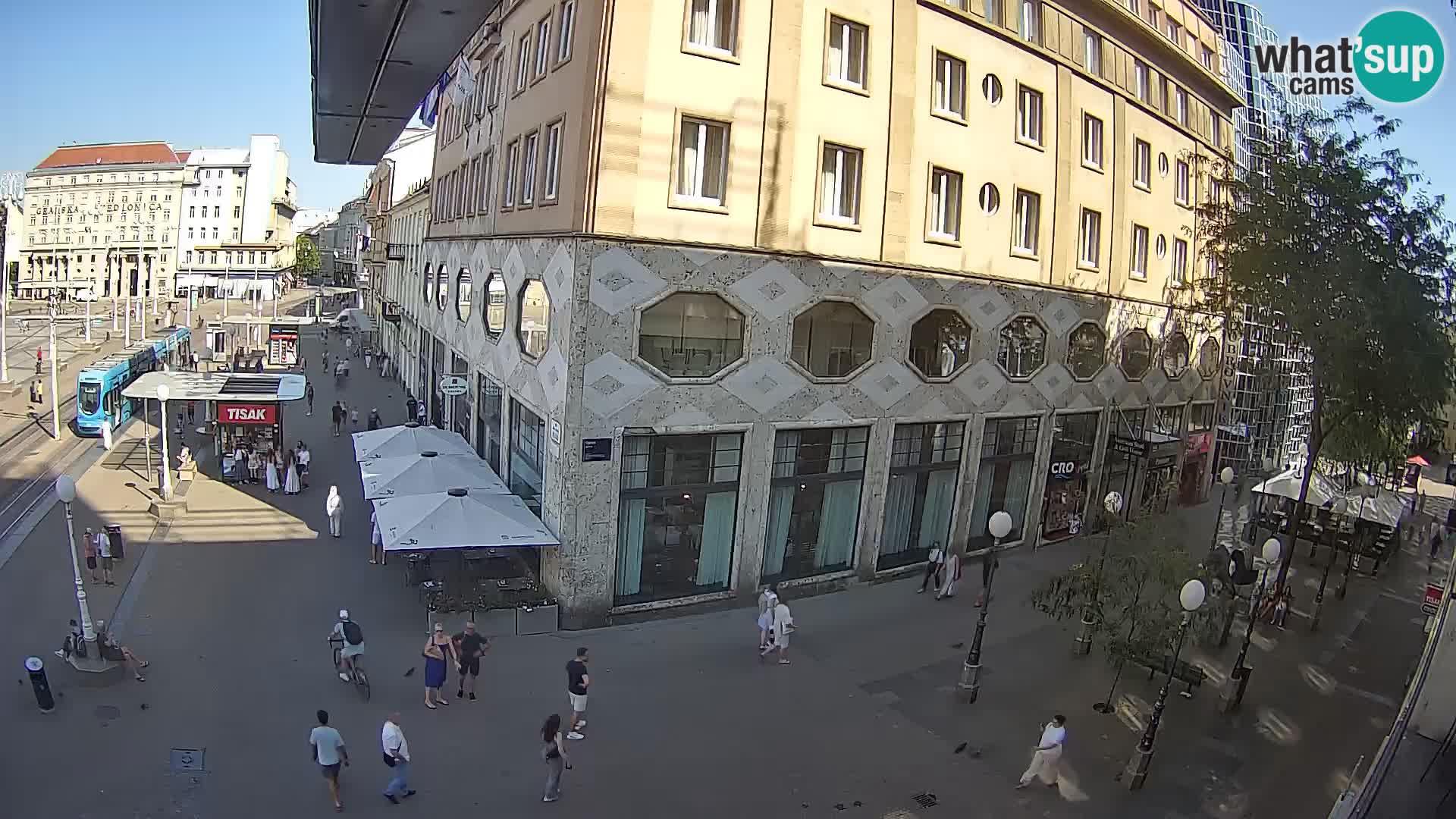 Live Cam Zagreb Ban Jelačić place | Croatie