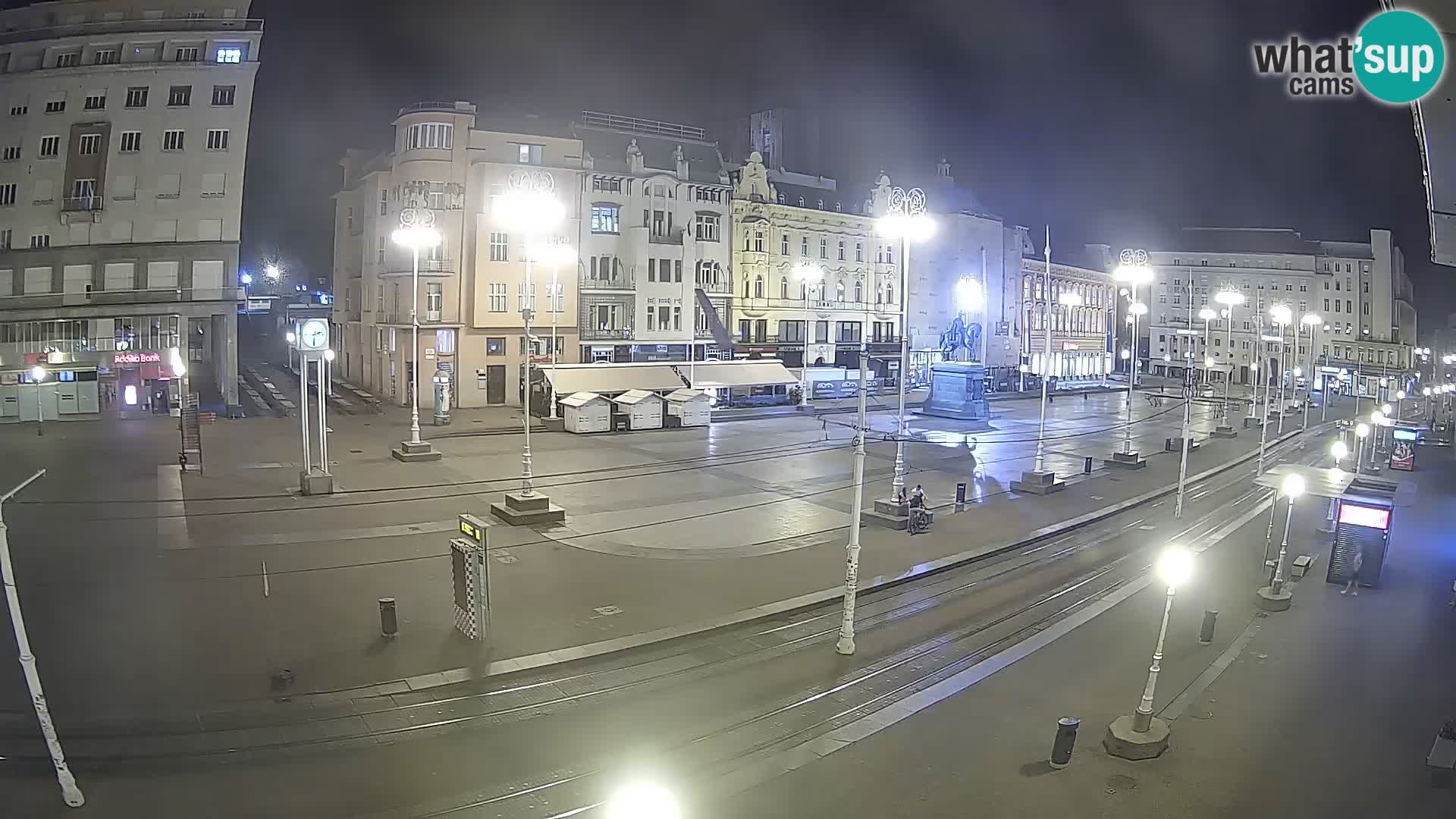 Live Cam Zagreb Ban Jelačić place | Croatie