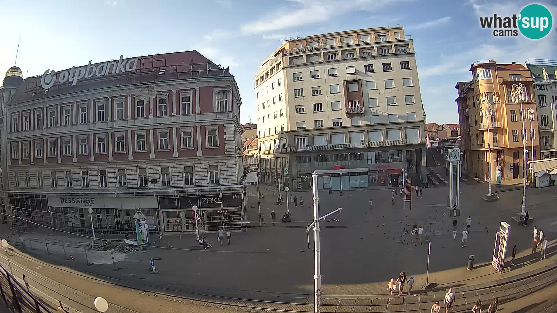 Live Cam Zagreb Ban Jelačić place | Croatie