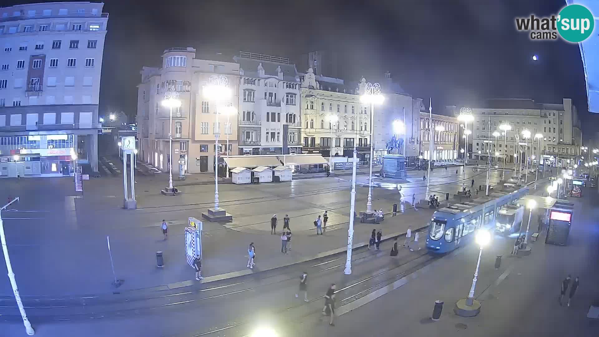 Live Cam Zagreb Ban Jelačić place | Croatie