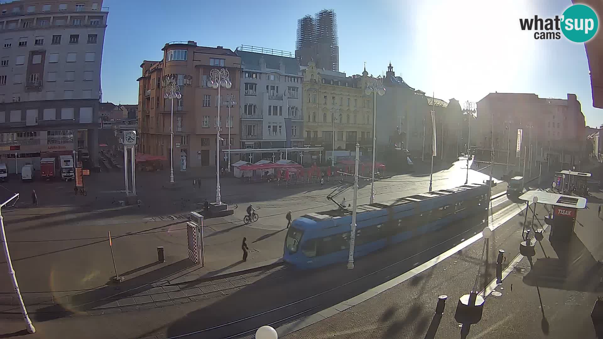 Live Cam Zagreb Ban Jelačić place | Croatie