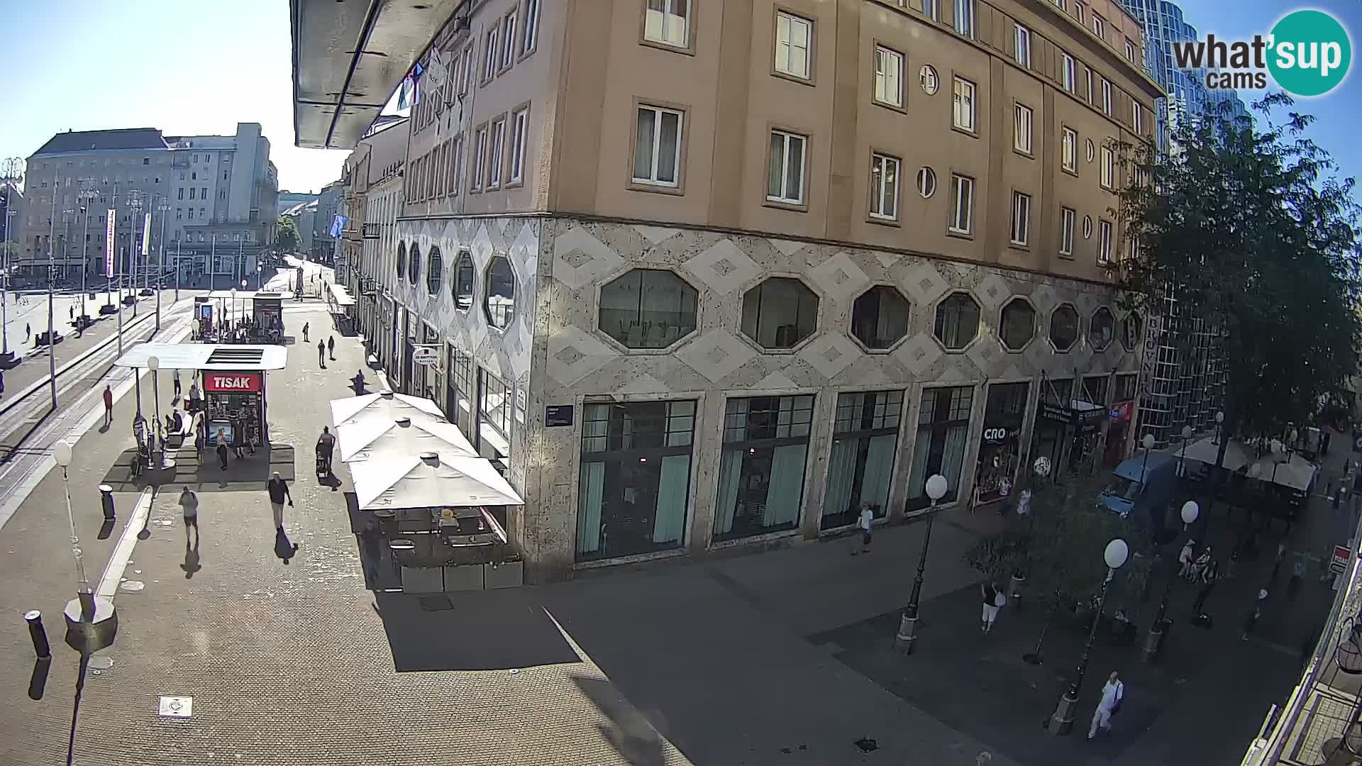 Webcam Zagabria Ban Jelacic piazza | Croazia