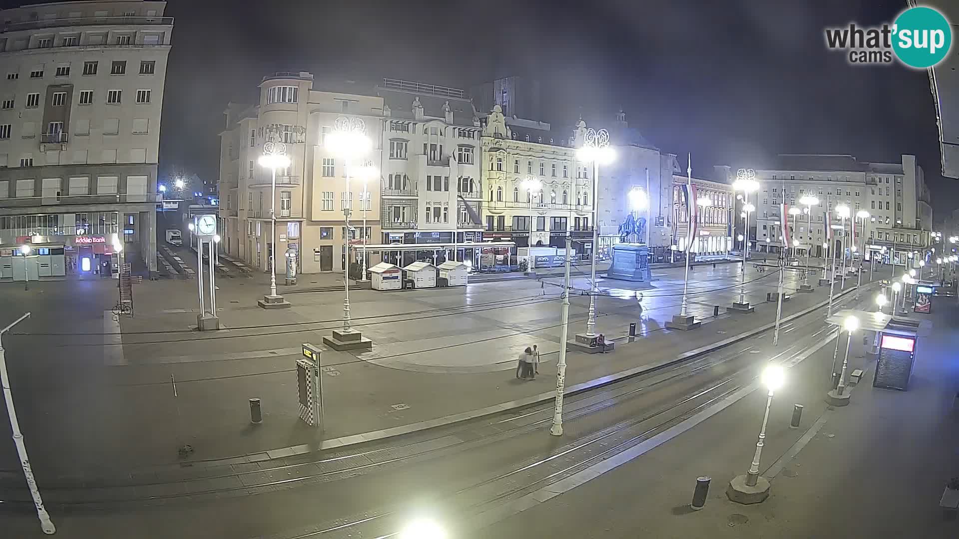 Webcam Zagreb Bana Jelačića square | Croatia