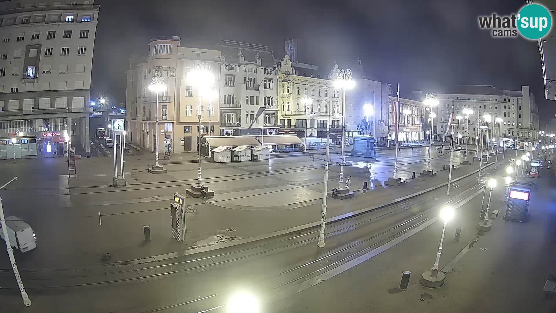Webcam Zagreb Bana Jelačića square | Croatia