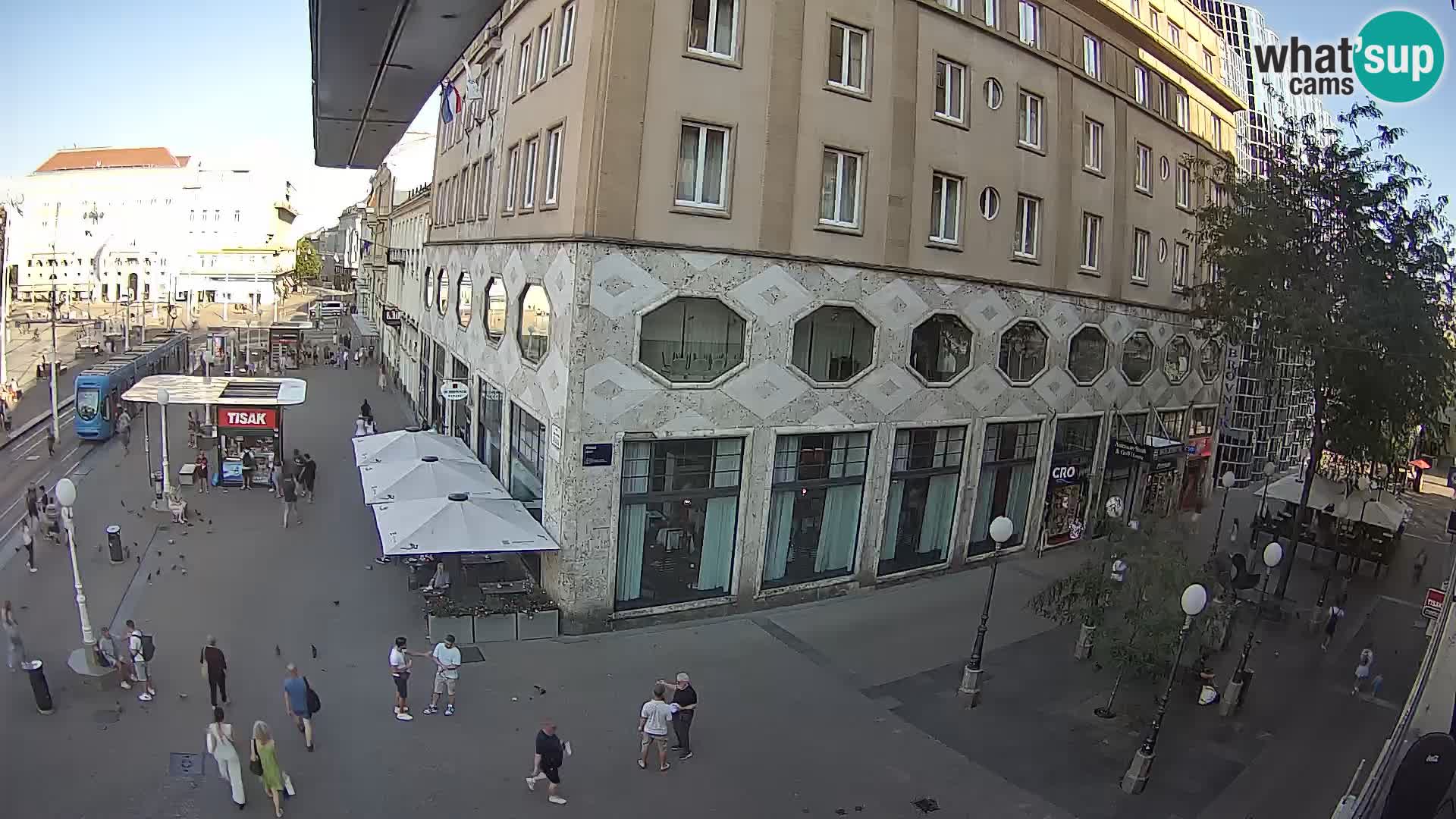 Webcam Zagreb Bana Jelačića square | Croatia