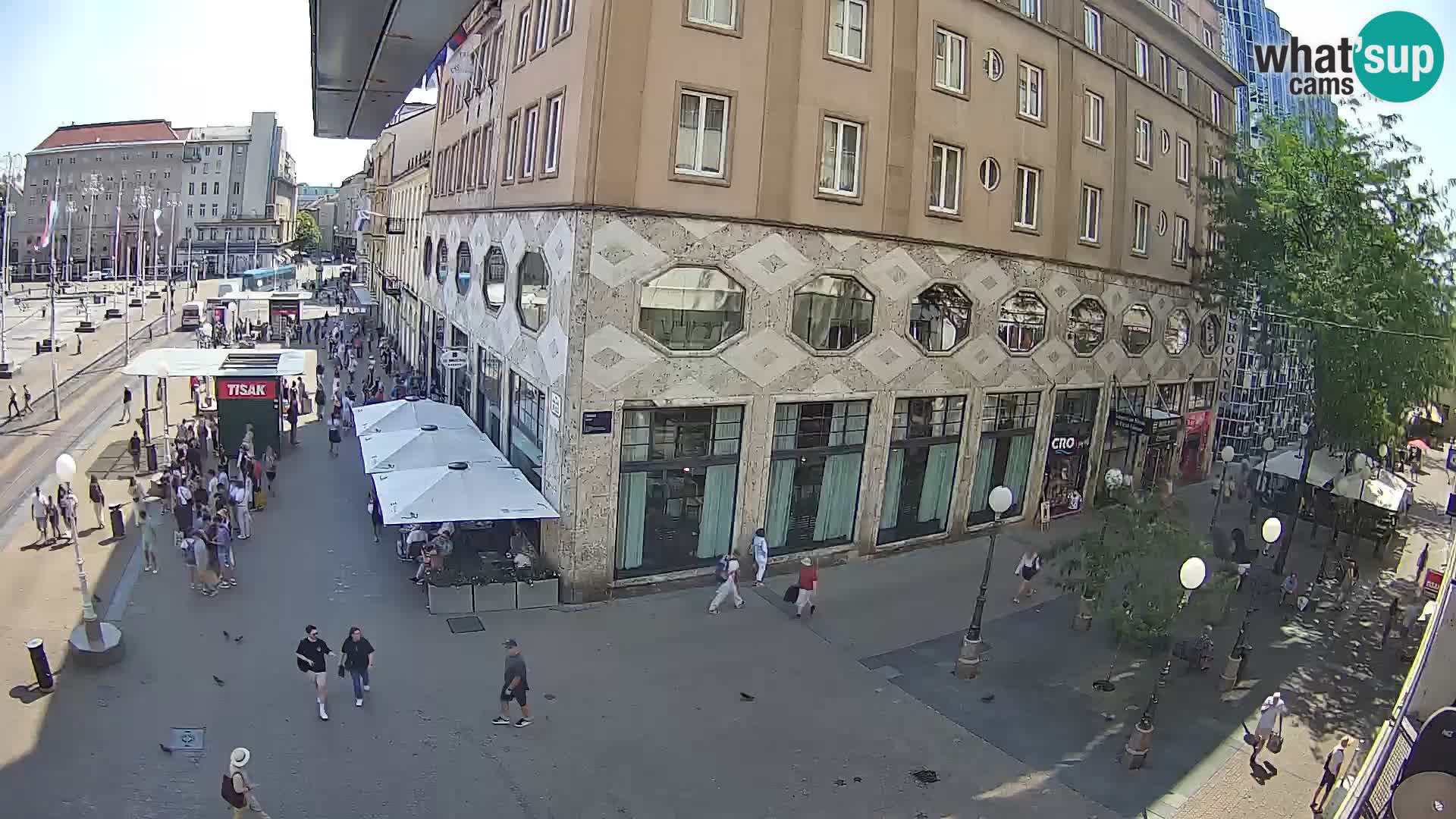 Live Cam Zagreb Ban Jelačić place | Croatie