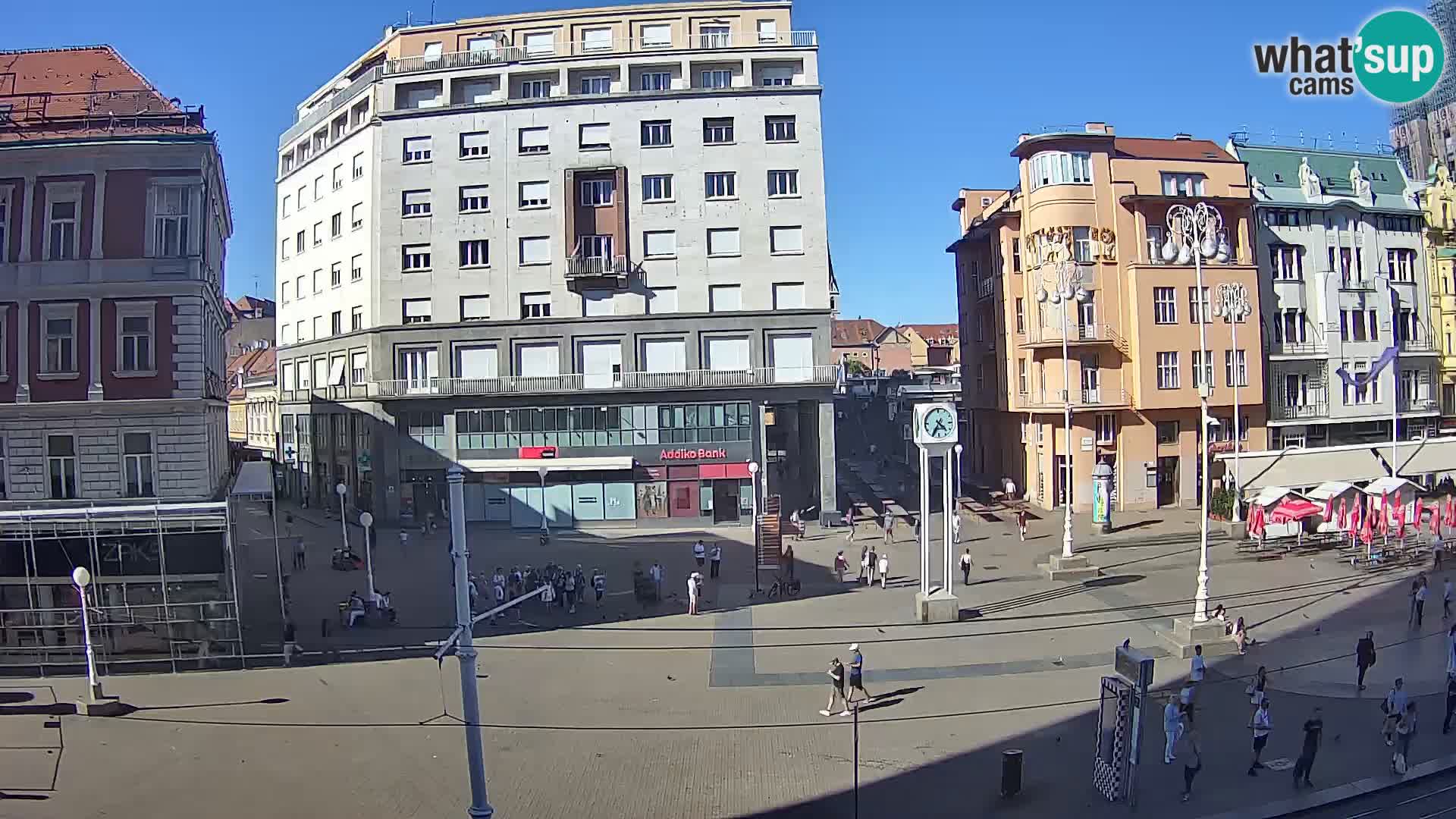 Live Cam Zagreb Ban Jelačić place | Croatie